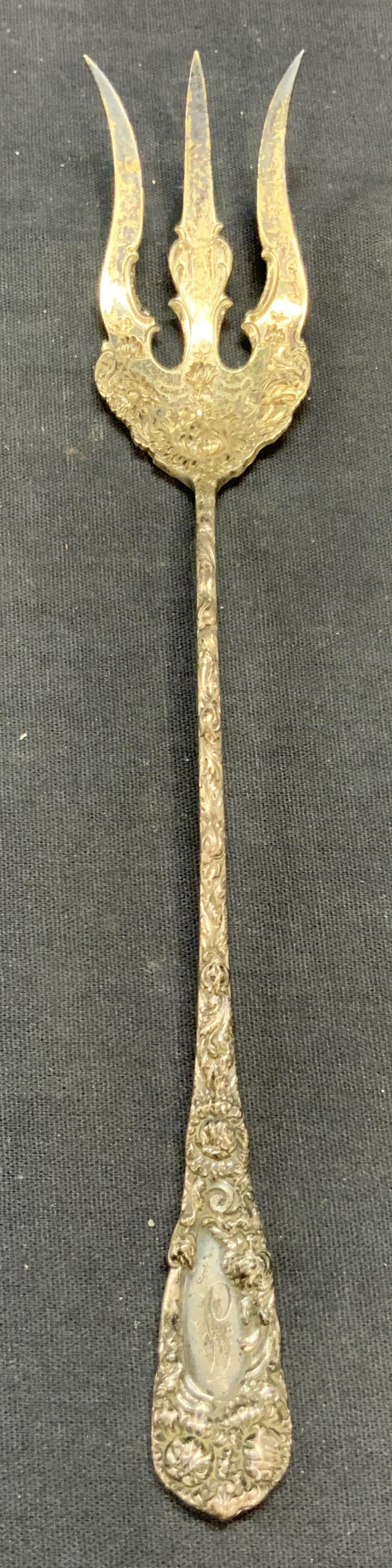 Antique Hennegen Bates Co Sterling Silver Fork (1 of 6)