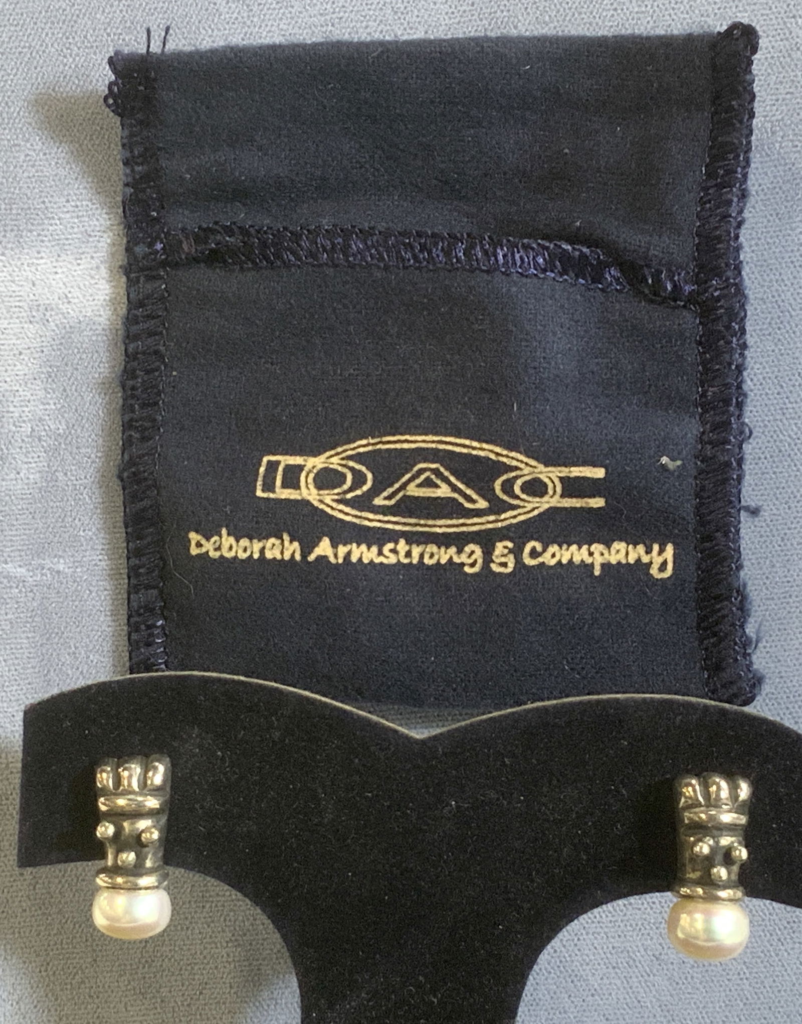 Deborah ARMSTRONG&Co Sterling Silver Pear Earrings (1 of 7)