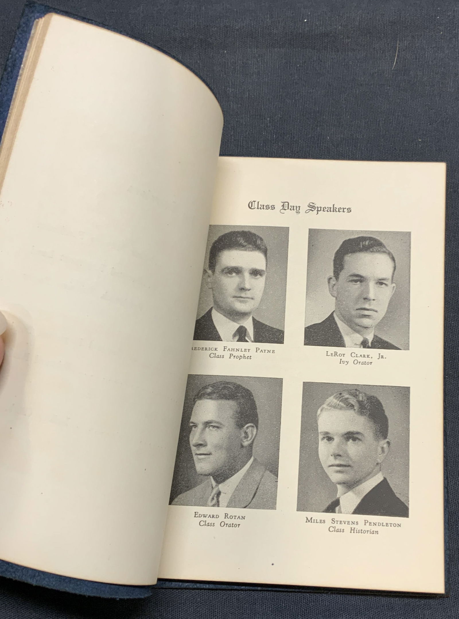 Yale 1932 Commencement Week Program (1 of 8)