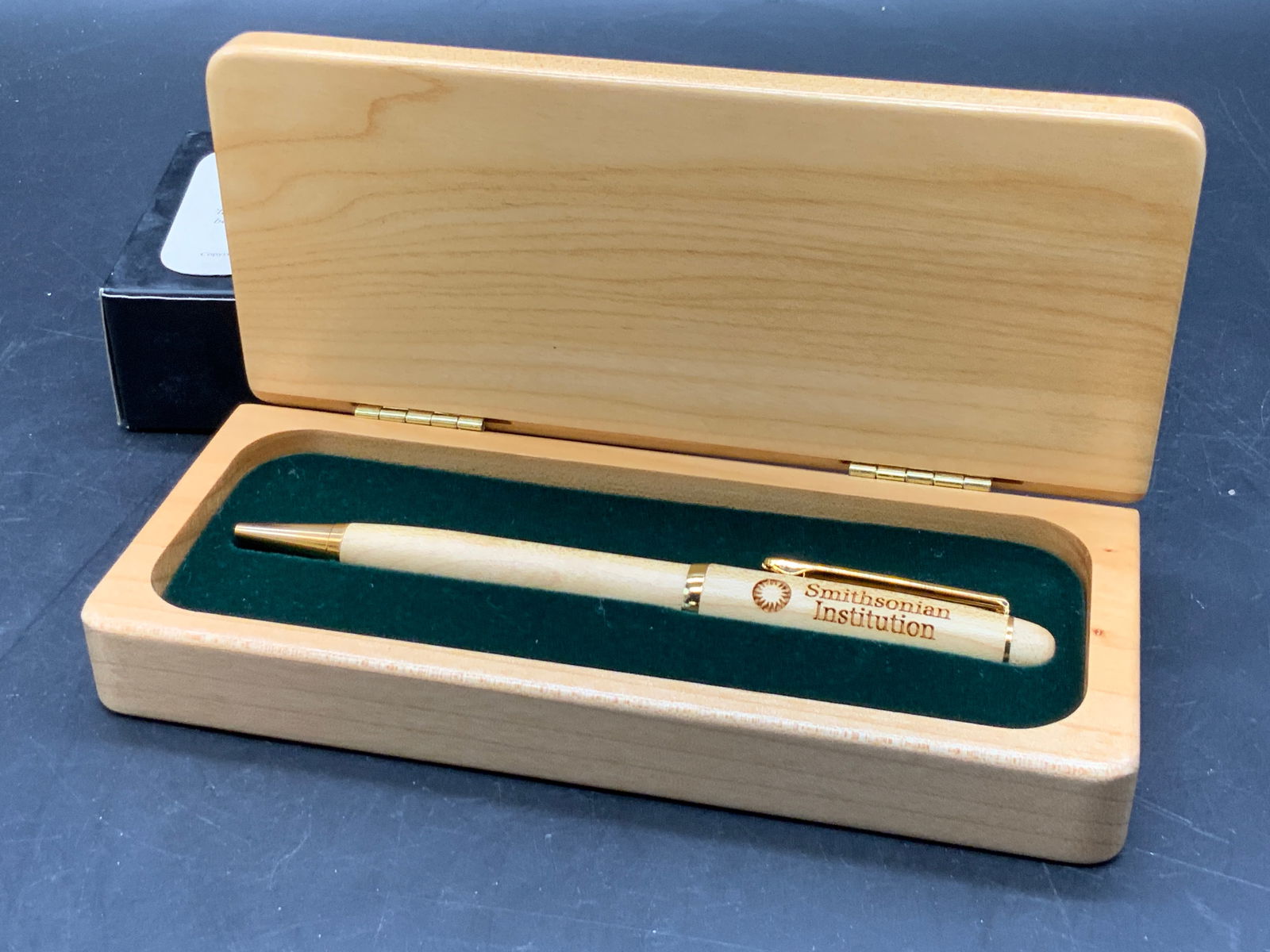 Smithsonian Catalog Maple Box & Pen Set, Boxed (1 of 7)