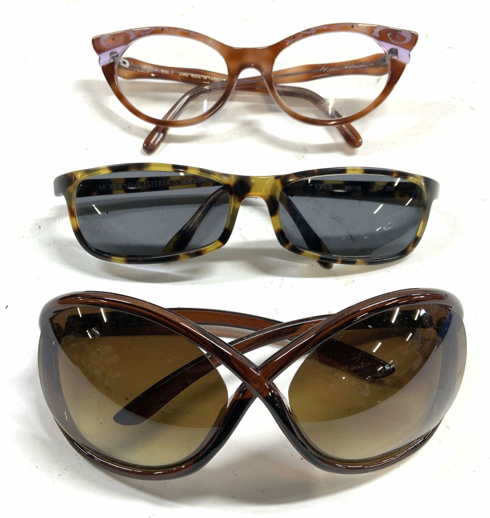 Lot 3 Sunglasses Eyeglasses Fr Klein France & More (1 of 8)
