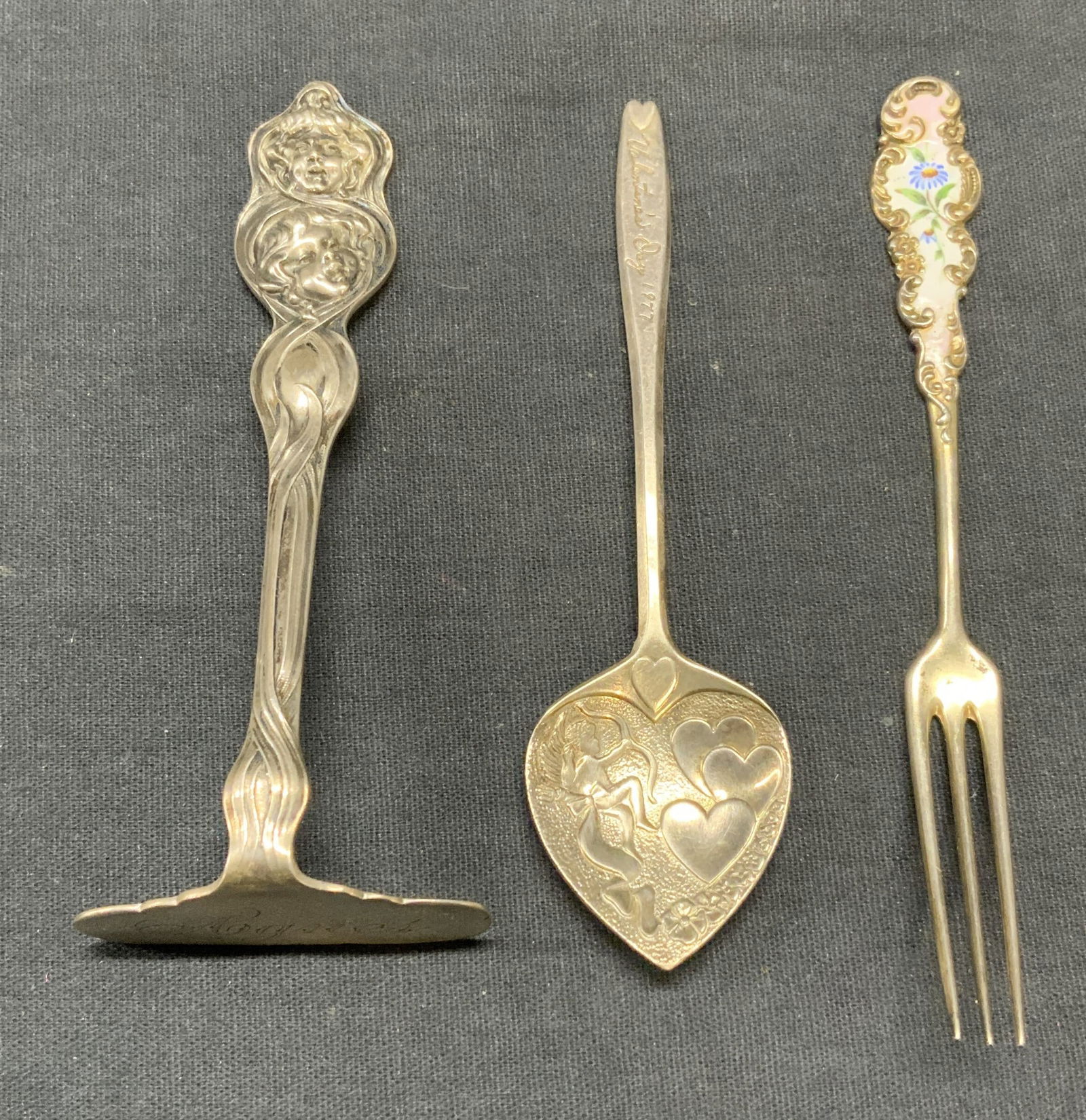 Lot 3 Vintage Sterling Silver Tableware Utensils (1 of 9)