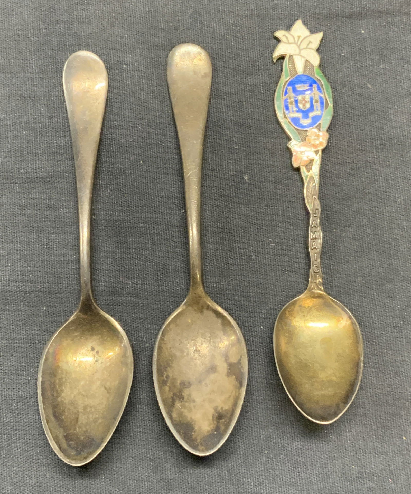 Lot 3 GORHAM Sterling Silver Saratoga Spoons + (1 of 6)