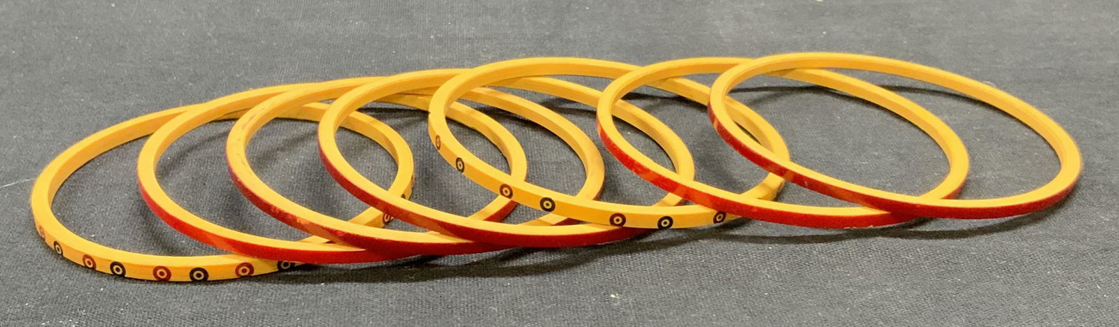 Vintage Red & Cream Choora Bangle Set (1 of 8)