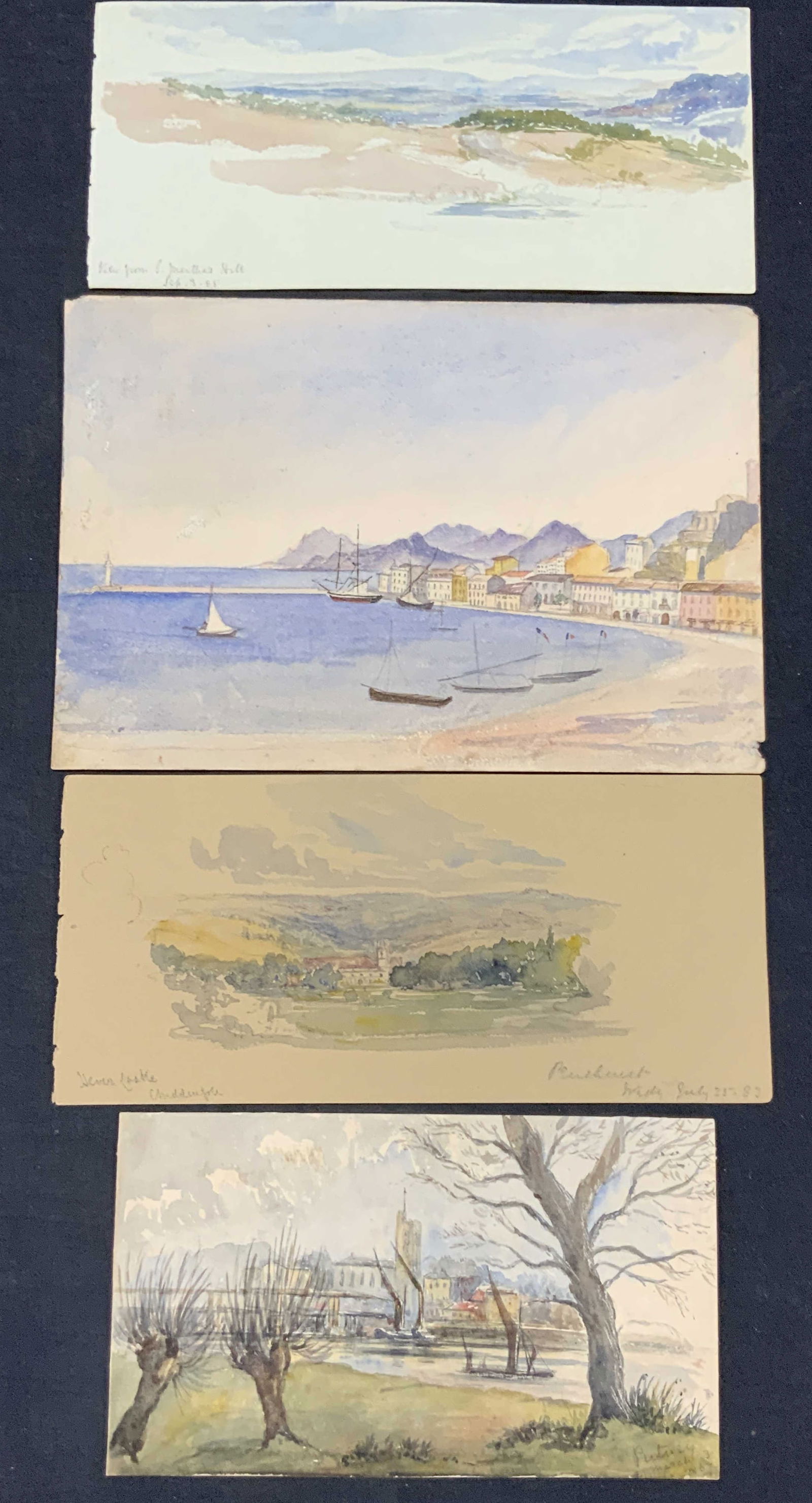 Lot 4 1980s Sgd Watercolor Landscapes (1 of 10)