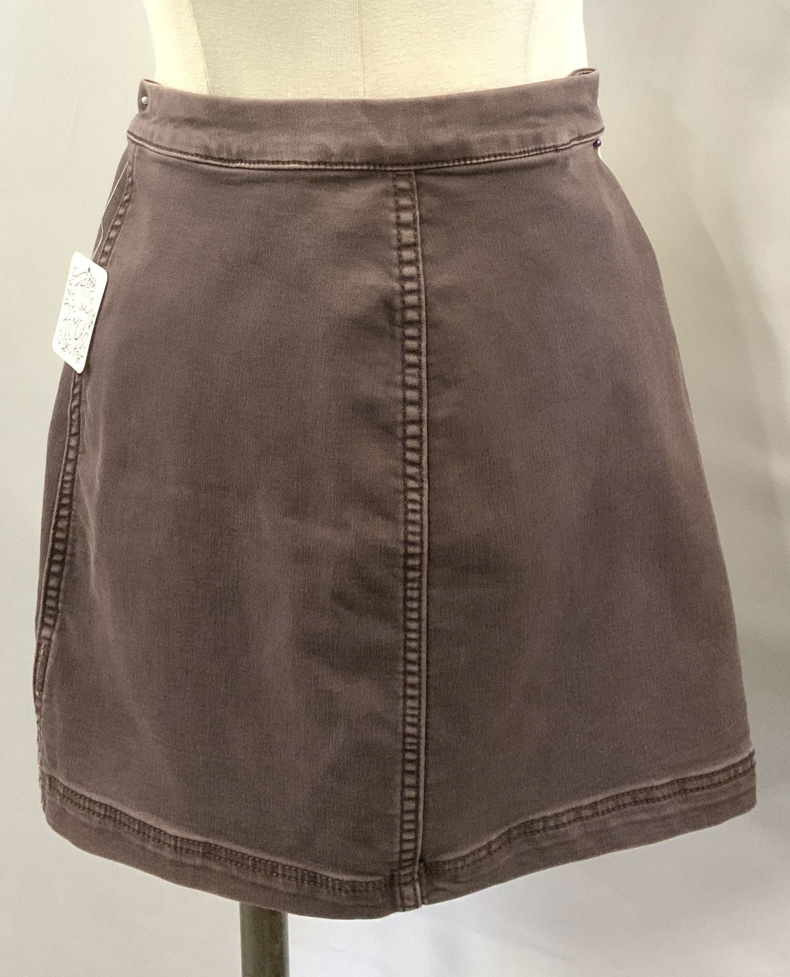 Free People Denim Skirt, NWT (1 of 6)