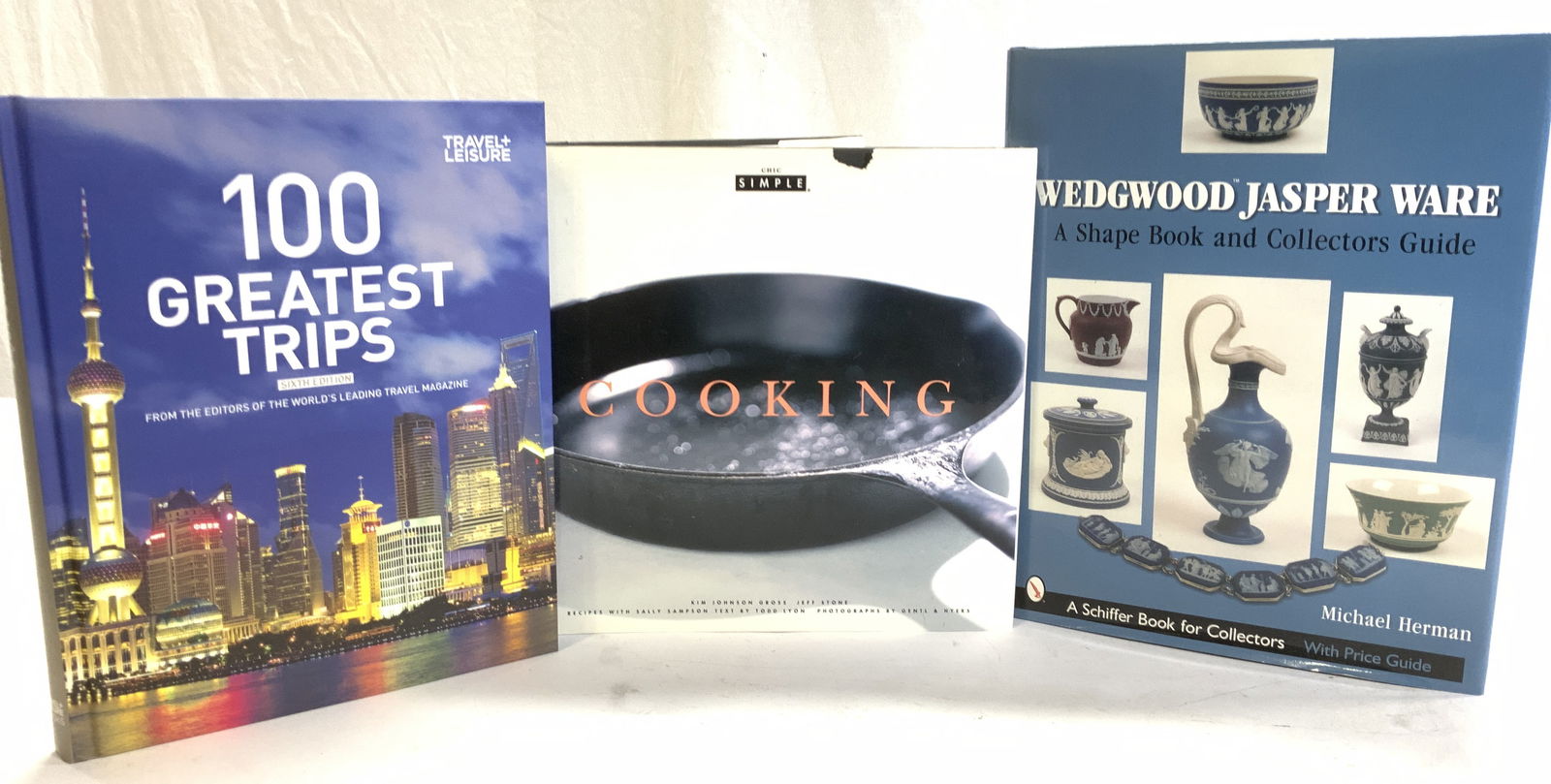 3 Illustrated. Bks-Wedgwood, Cooking, Greatest Trips (1 of 17)