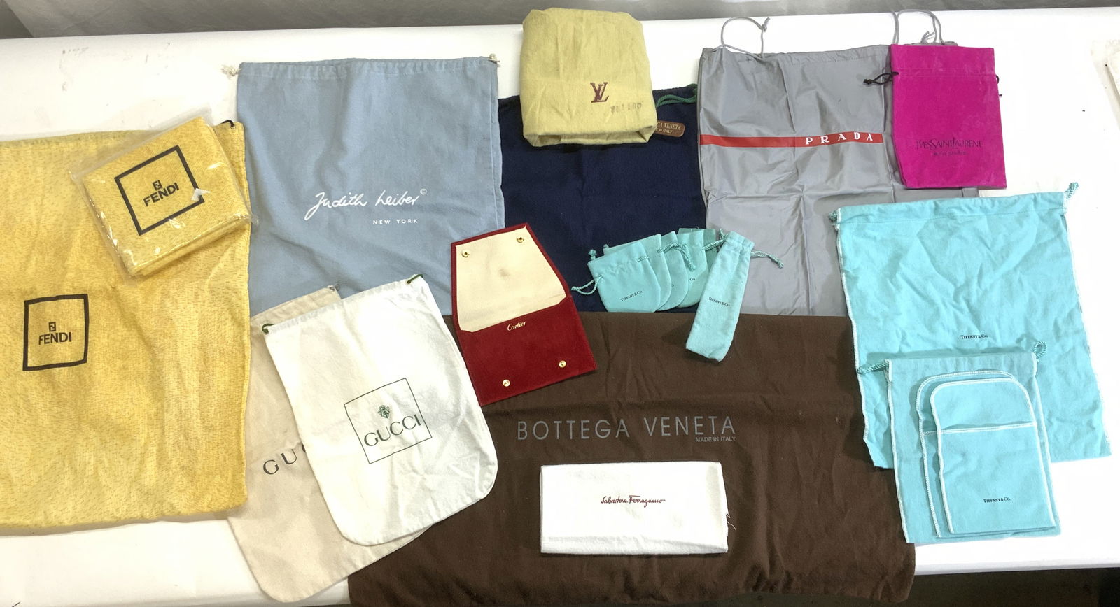 22 Designer Dust Bags-Prada, LV, FENDI, Gucci + (1 of 9)