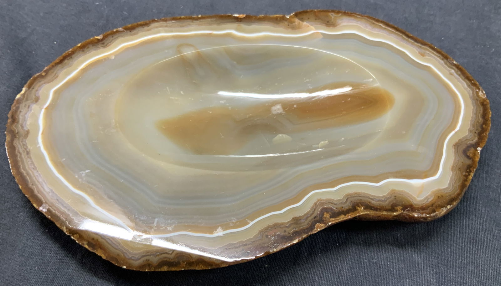 Cut Geode Stone Trinket Dish (1 of 8)