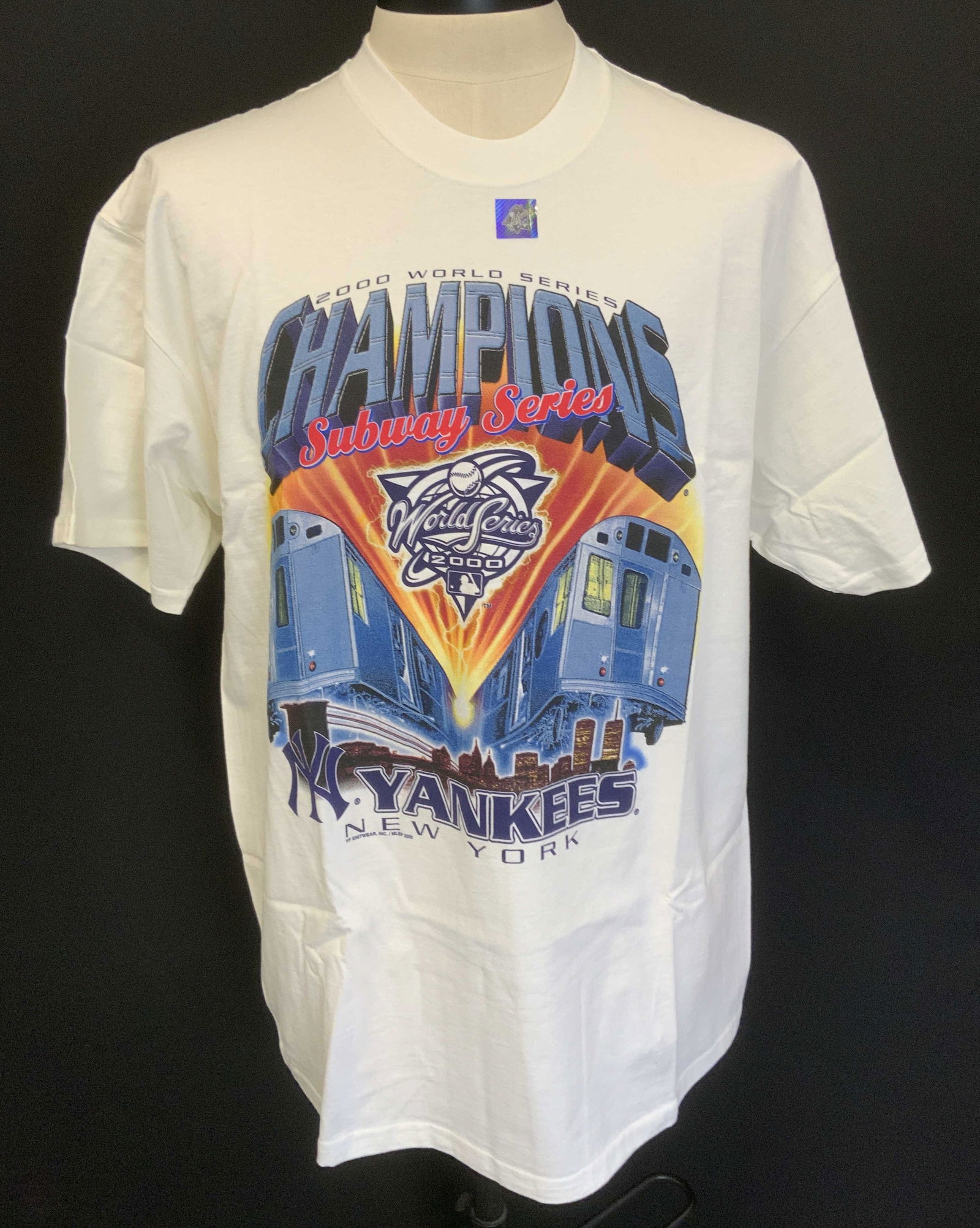 Yankees- Mets Subway Series Cotton T Shirt, 2000 (1 of 8)