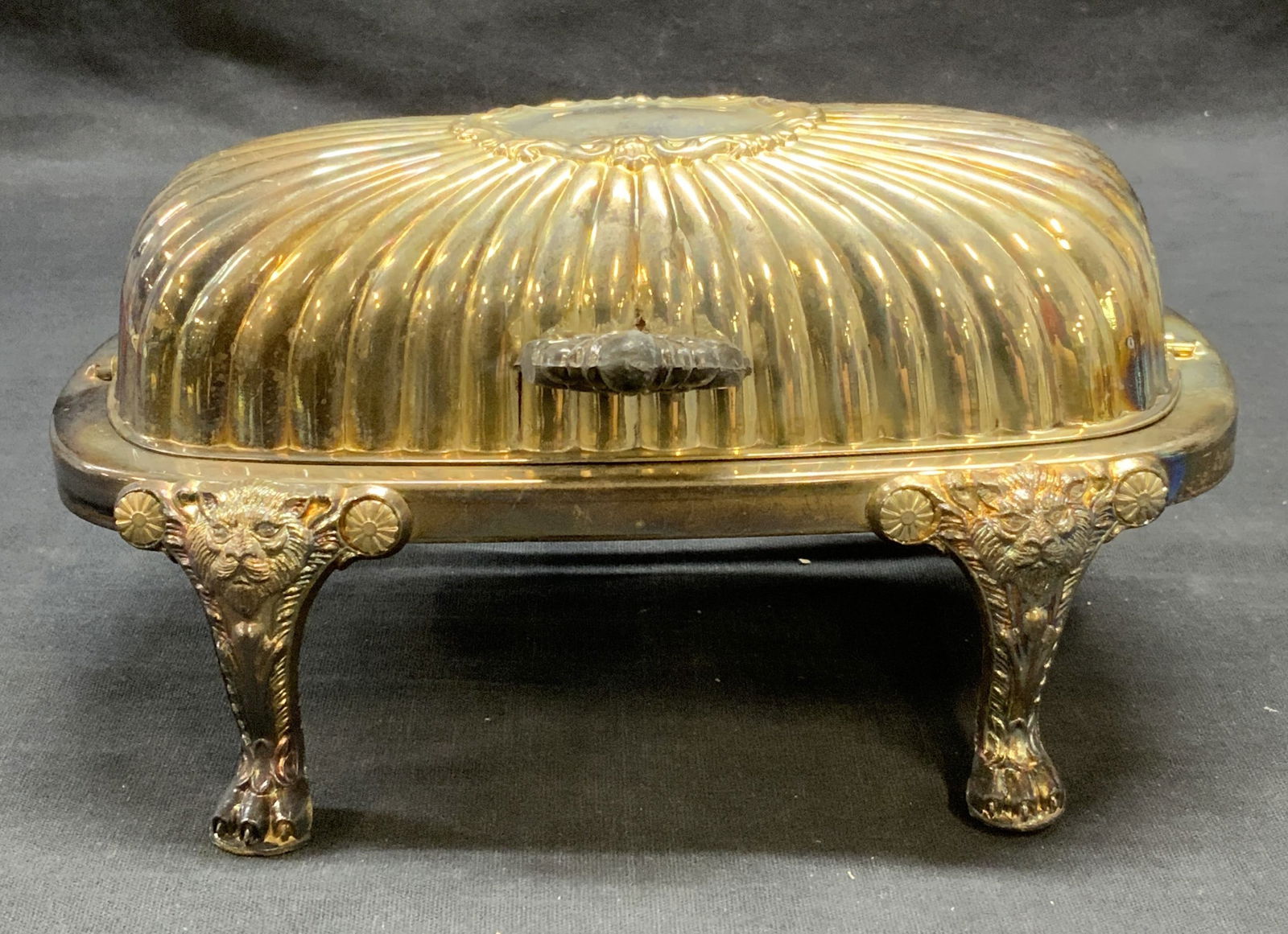 Vtg F. B. Rogers Silver Plated Butter Dish (1 of 6)