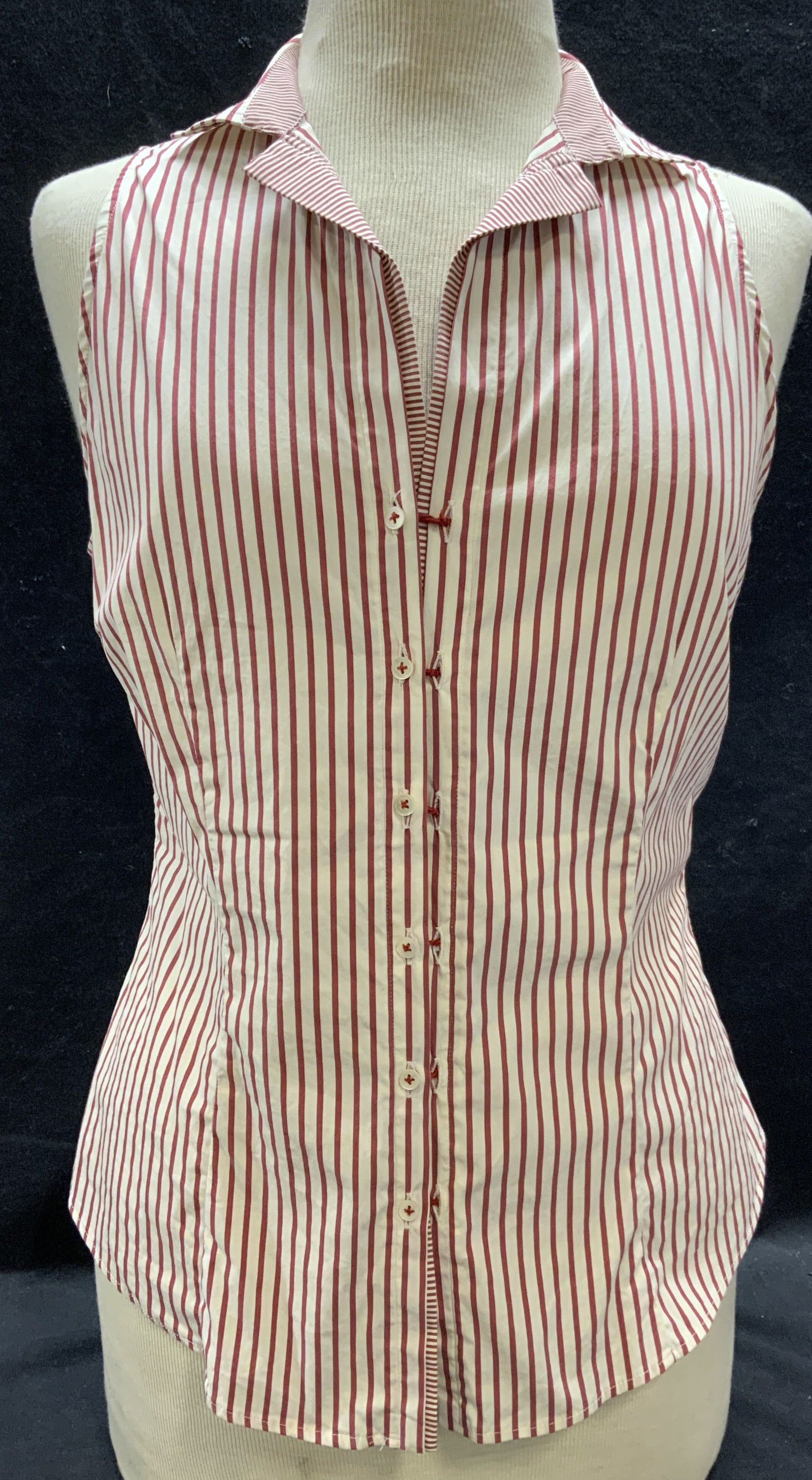 Rivamonti Red & White Striped Top, Italy (1 of 7)
