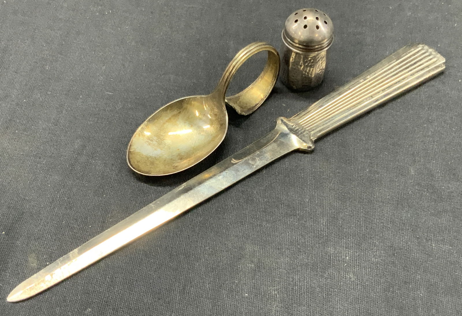 Lot 3 Sterling Silver & Plated Baby Spoon & More (1 of 7)