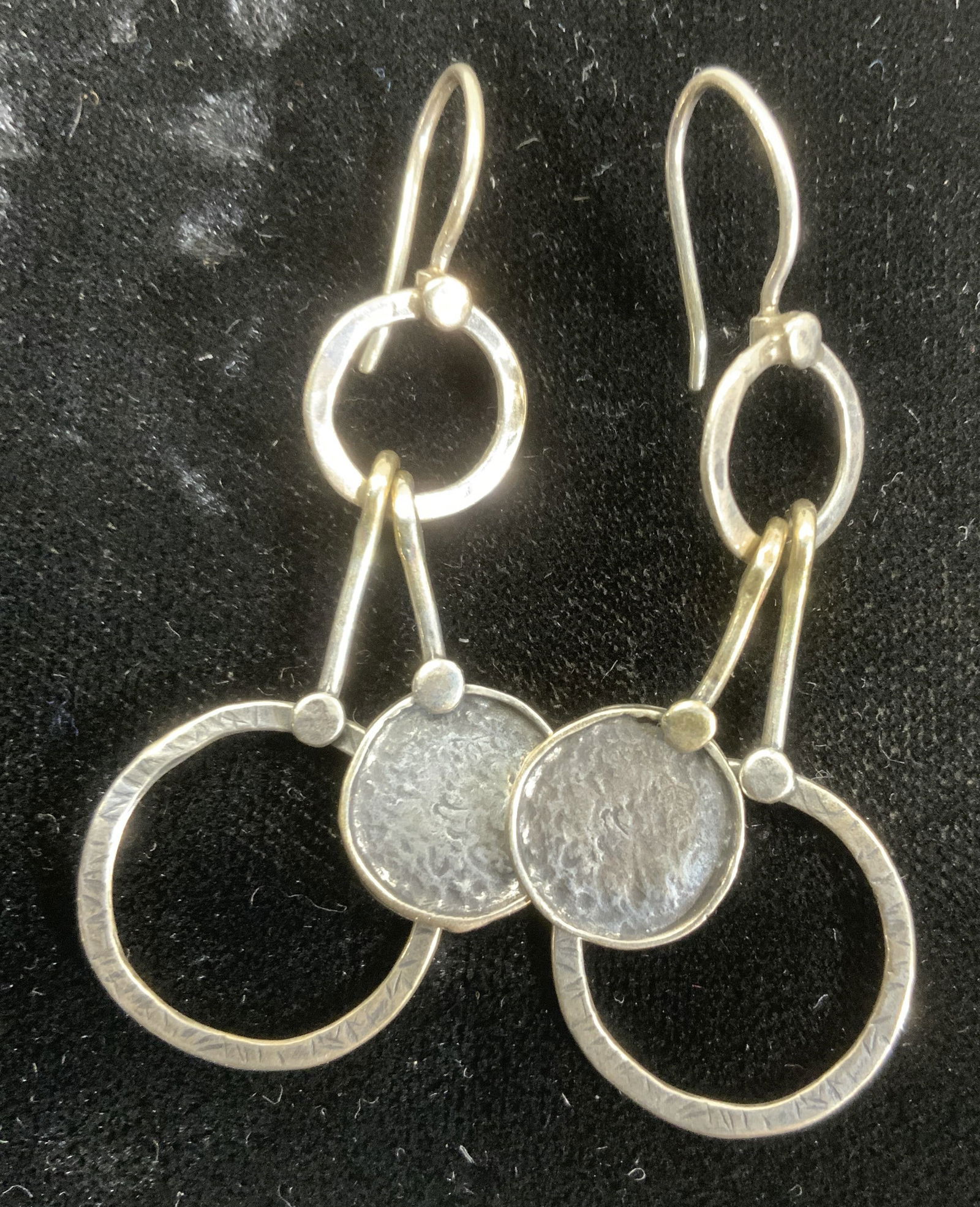 Hand Crafted Sterling Silver Dangle Earrings (1 of 6)