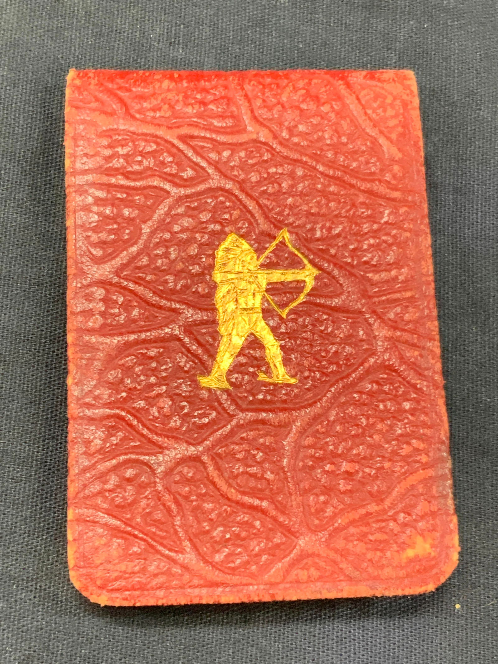 Vtg Leather Native American Note Book (1 of 6)