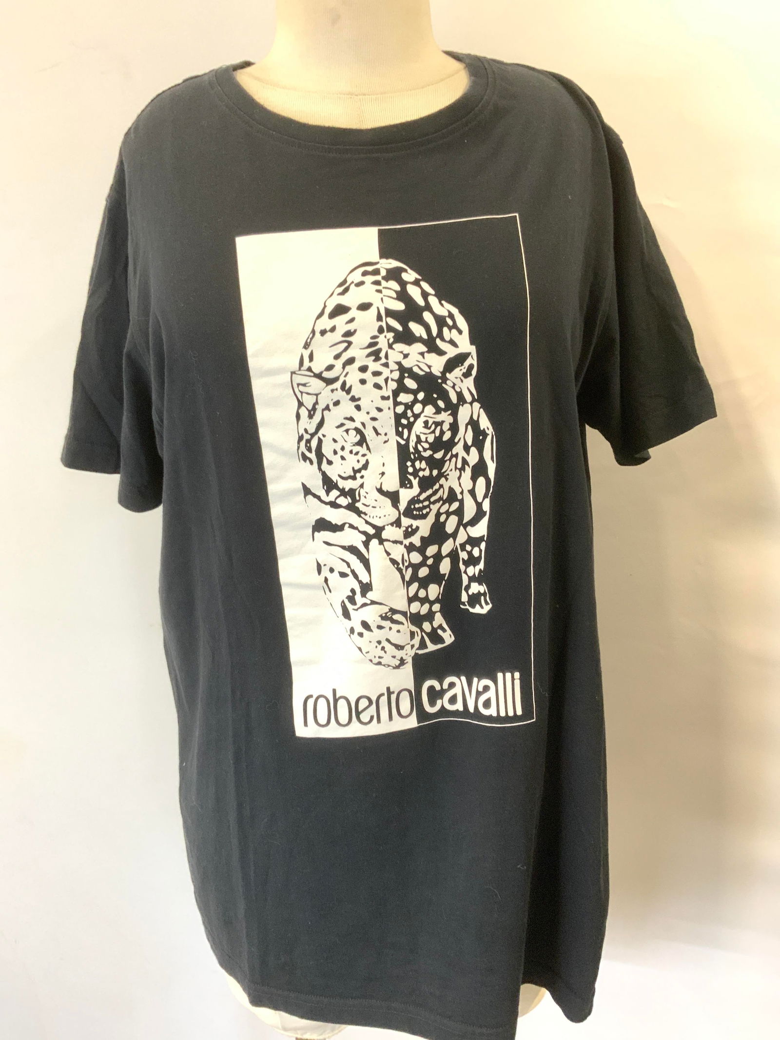 ROBERTO CAVALLI Jaguar Cotton Tee Shirt, Italy (1 of 10)