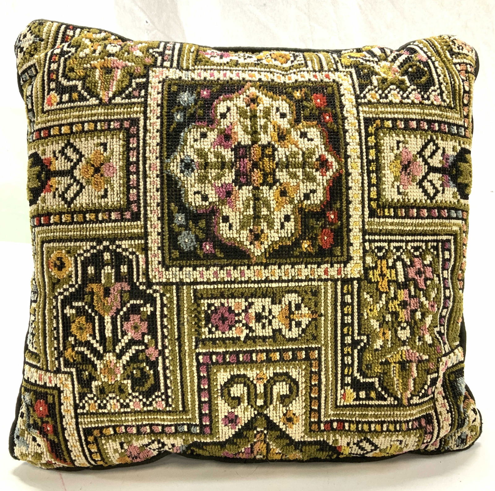 Persian Wool and Silk Decor Pillow (1 of 7)