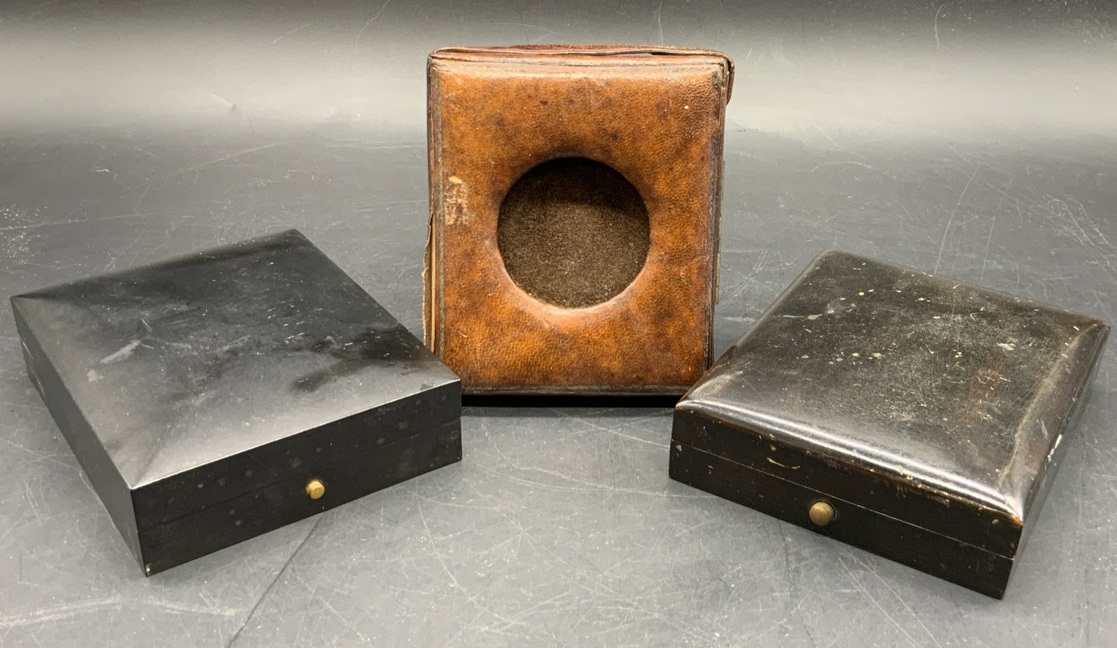 Lot3 Antique Watch Boxes / Display Cases, Howard + (1 of 8)