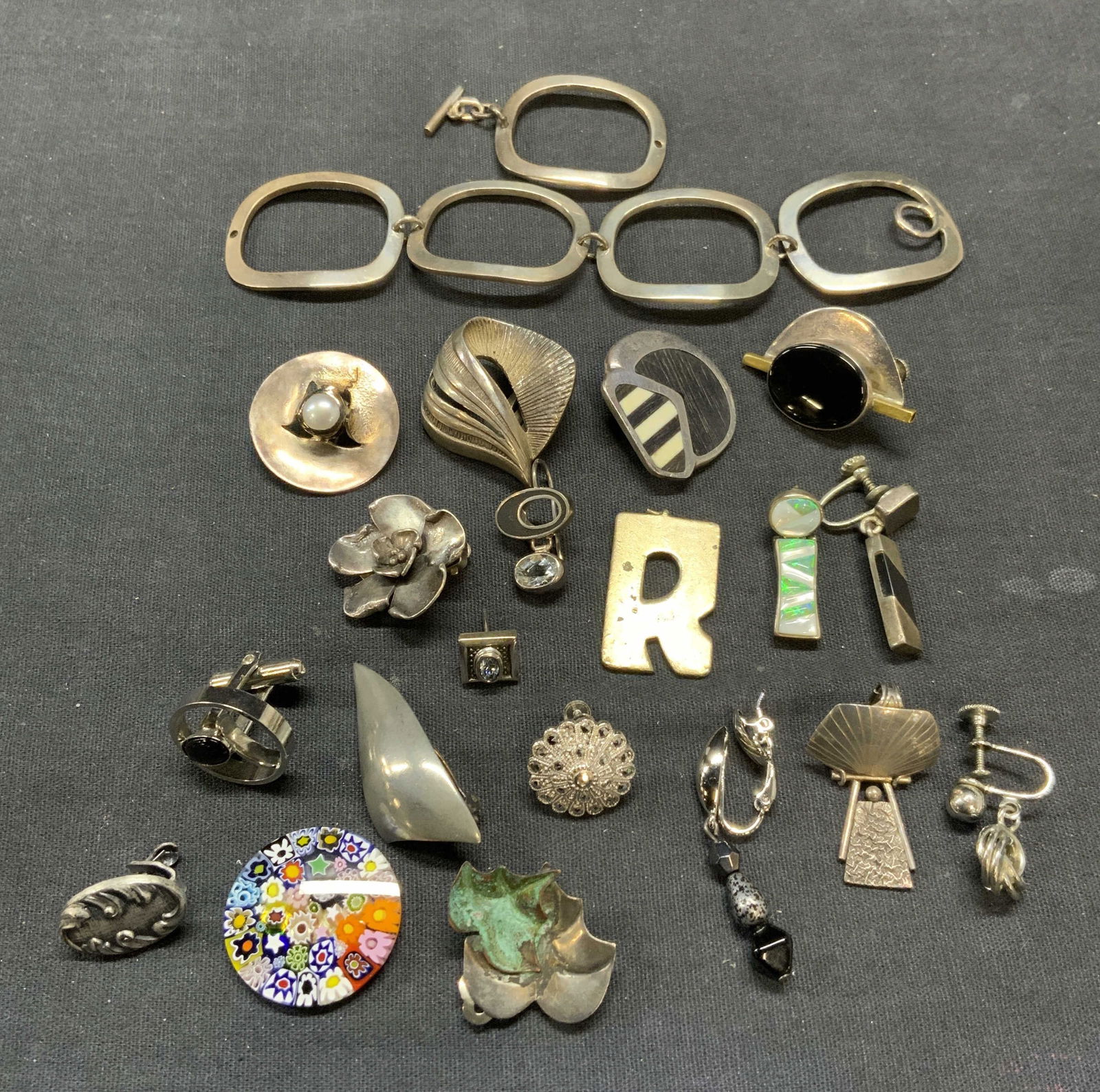 Group 20 Sterling Silver Jewelry Pieces, More (1 of 9)