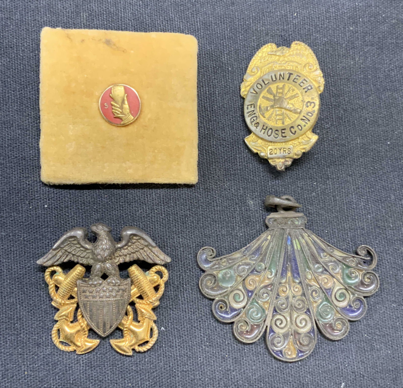 Lot 4 Vintage Jewelry, Sterling Silver & More (1 of 7)