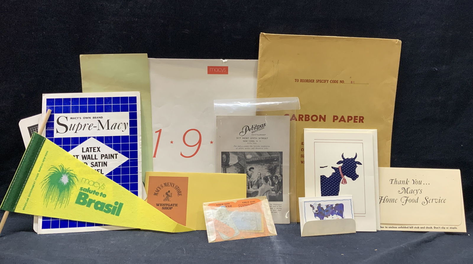 Lot 10+ Vtg Macys Ephemera 1986+ (1 of 9)