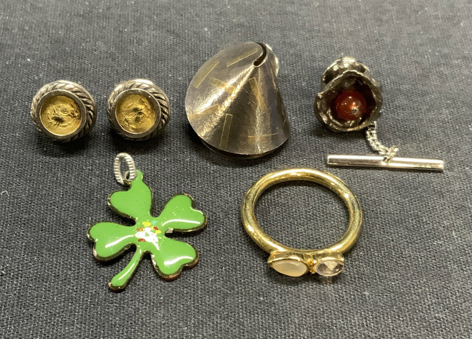 Lot 5 Sterling silver Pins, Earrings & More (1 of 11)