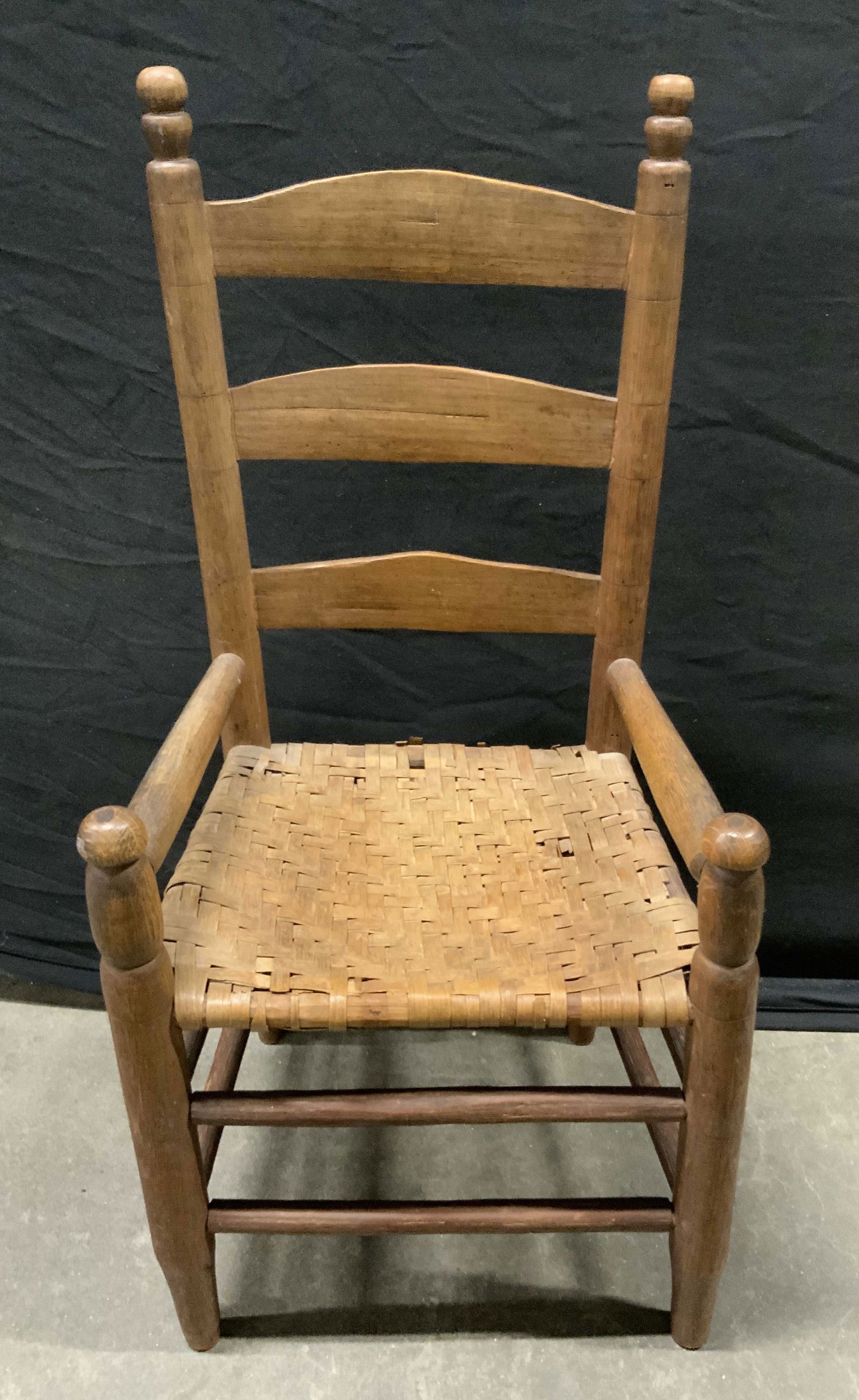 Vintage Child Size Ladder Back Chair (1 of 9)