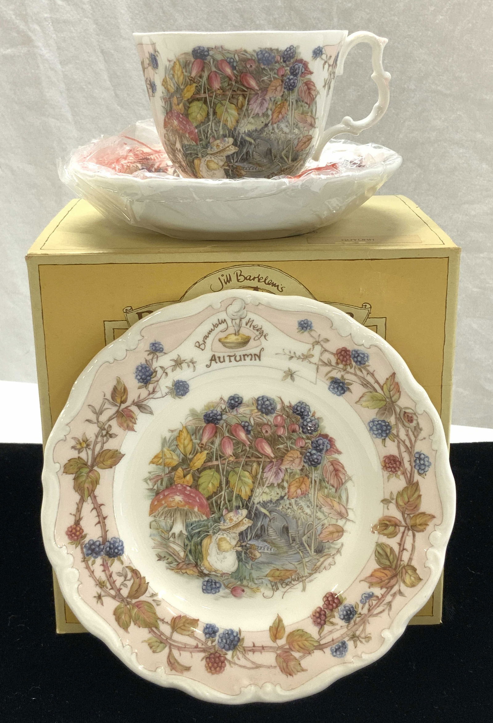 Royal Doulton 3 Pc Porcelain Tea Cup Set, NIB (1 of 7)