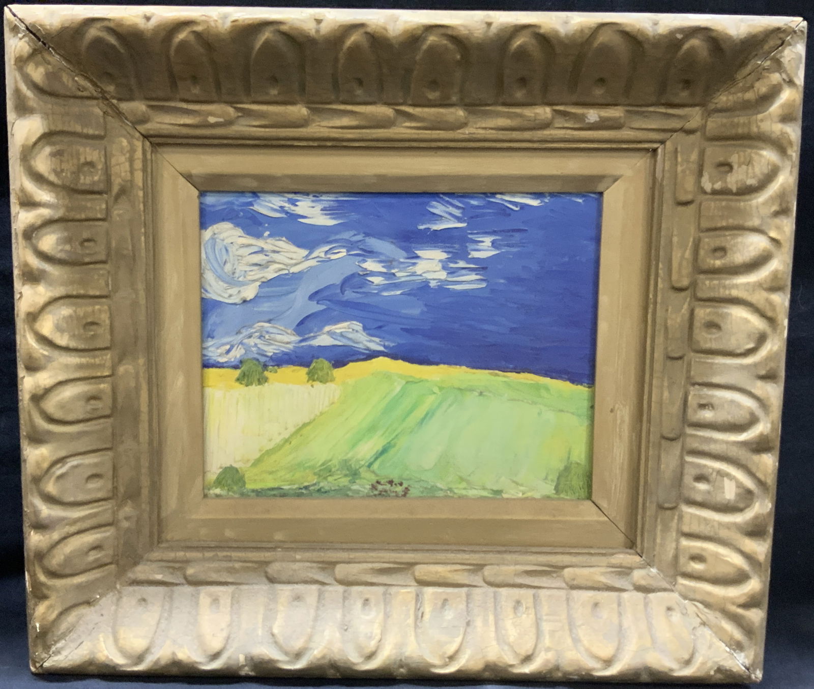 Vintage Landscape Textured Oil Painting (1 of 8)