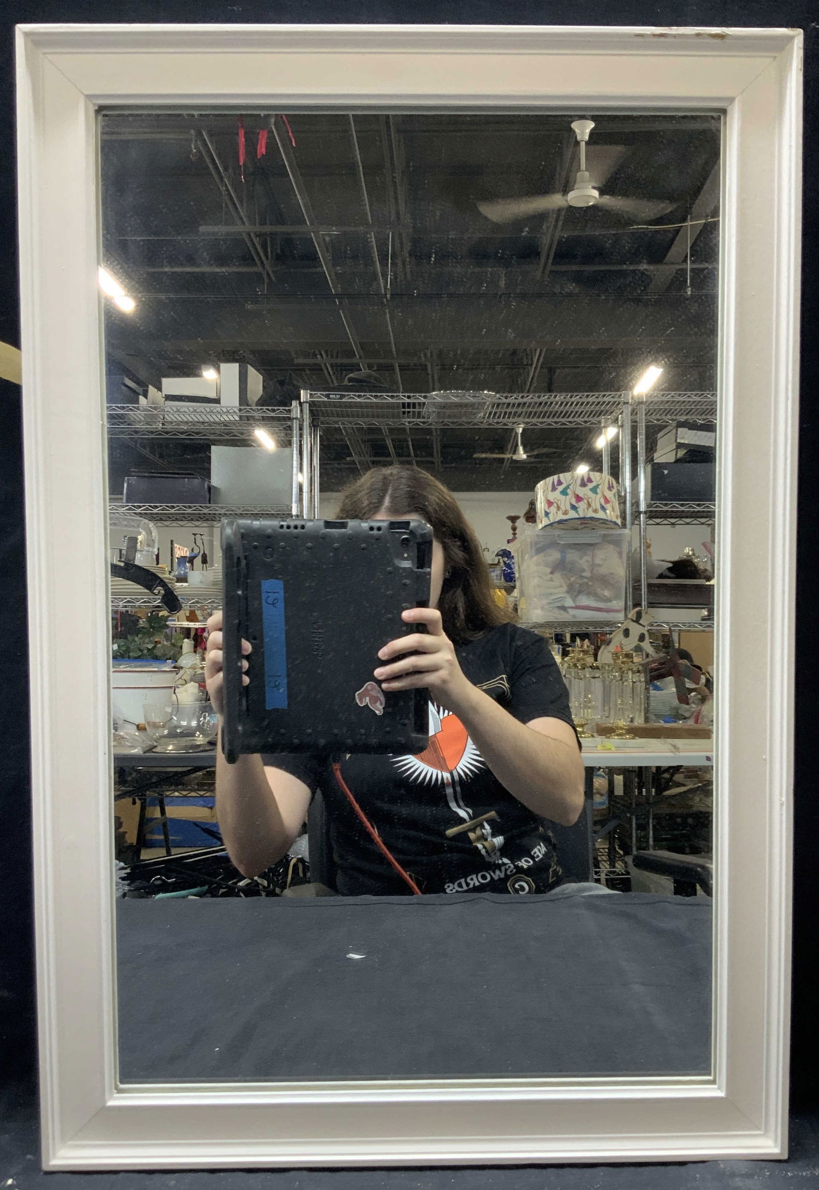 Wooden Framed Wall Mirror (1 of 5)