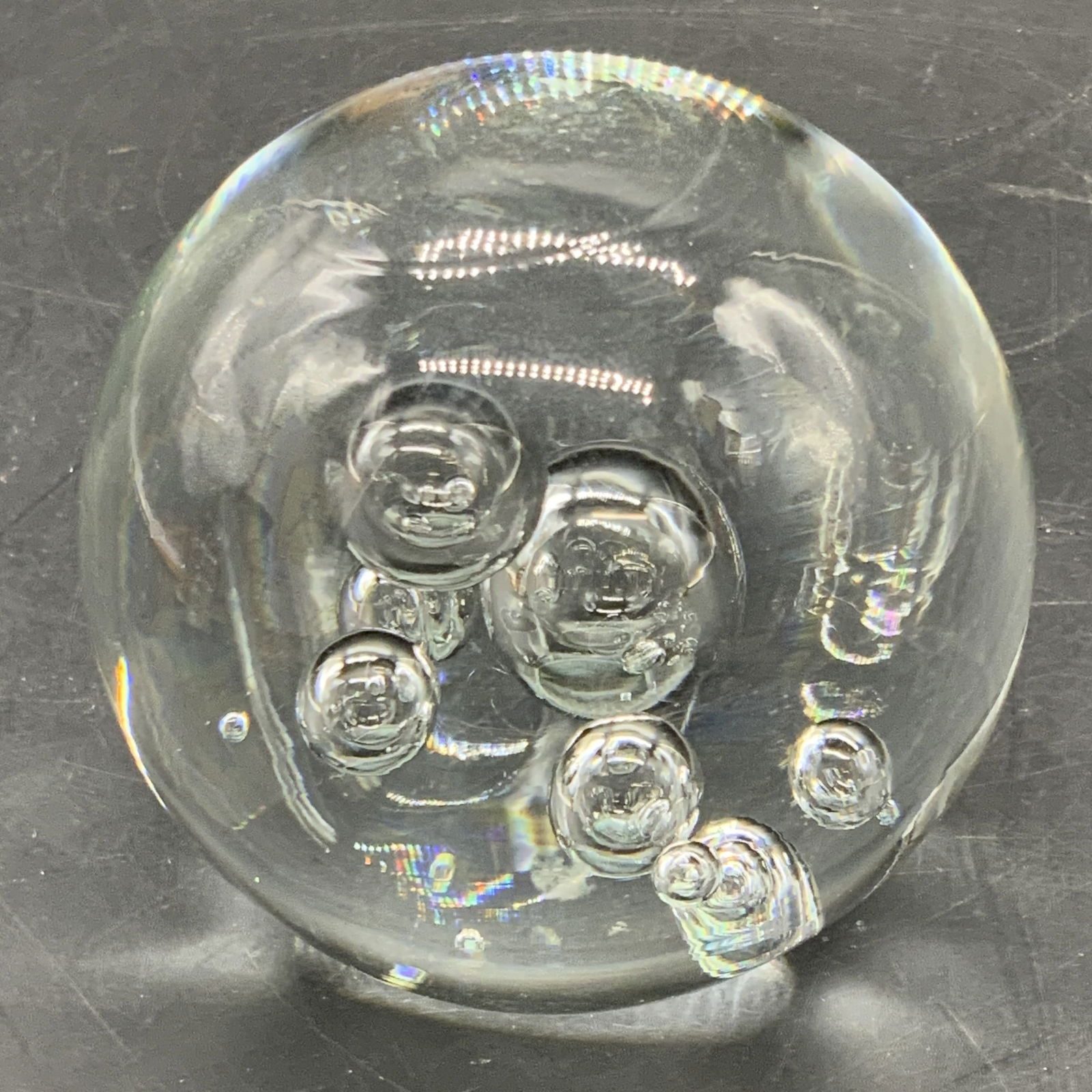 Bubble Art Glass Paperweight (1 of 9)