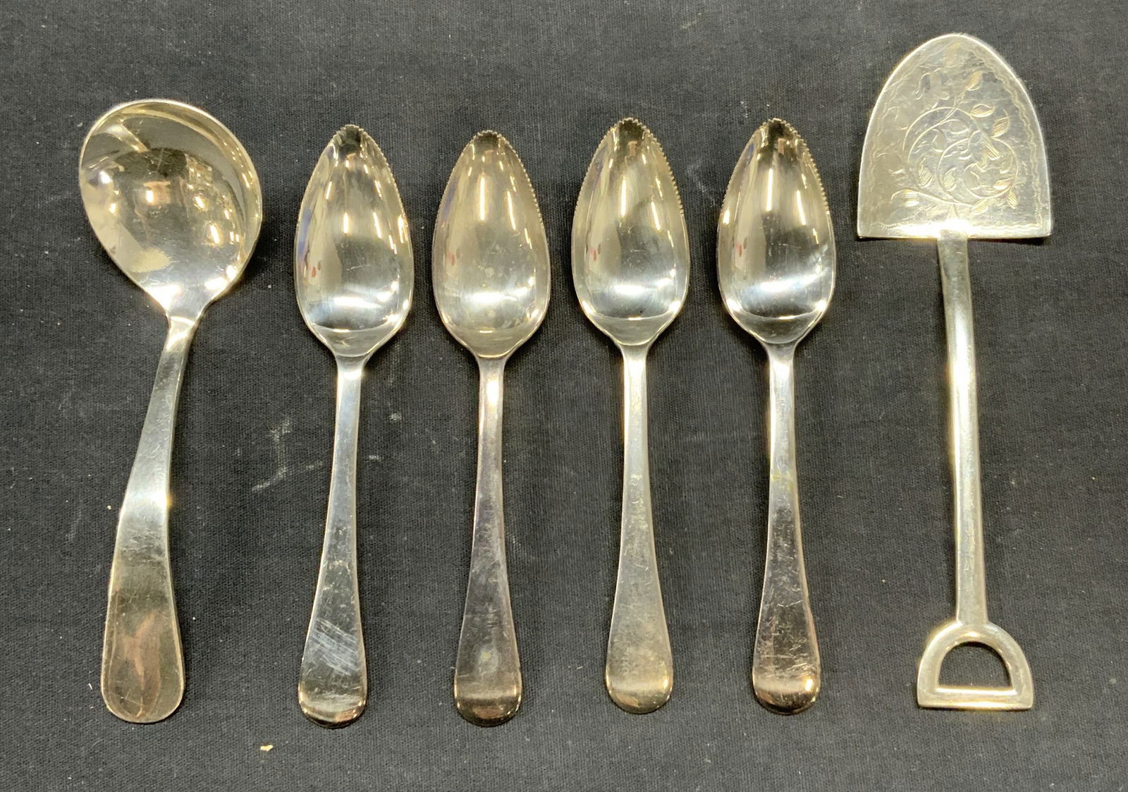 Lot 6 Victor & Co Silver Plated Ladle, More (1 of 9)