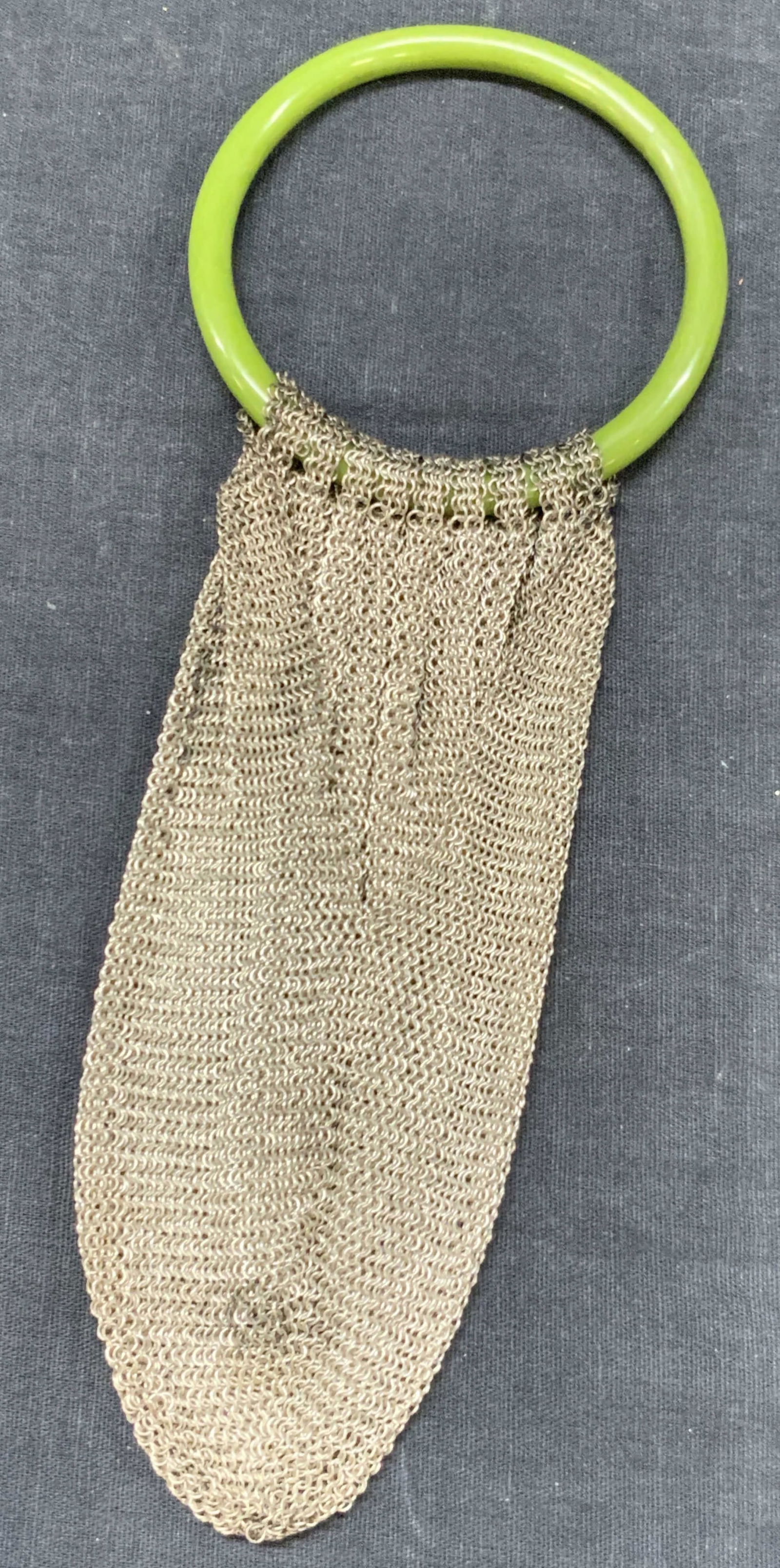 Vtg Chain Mail Mesh Bangle Purse (1 of 6)