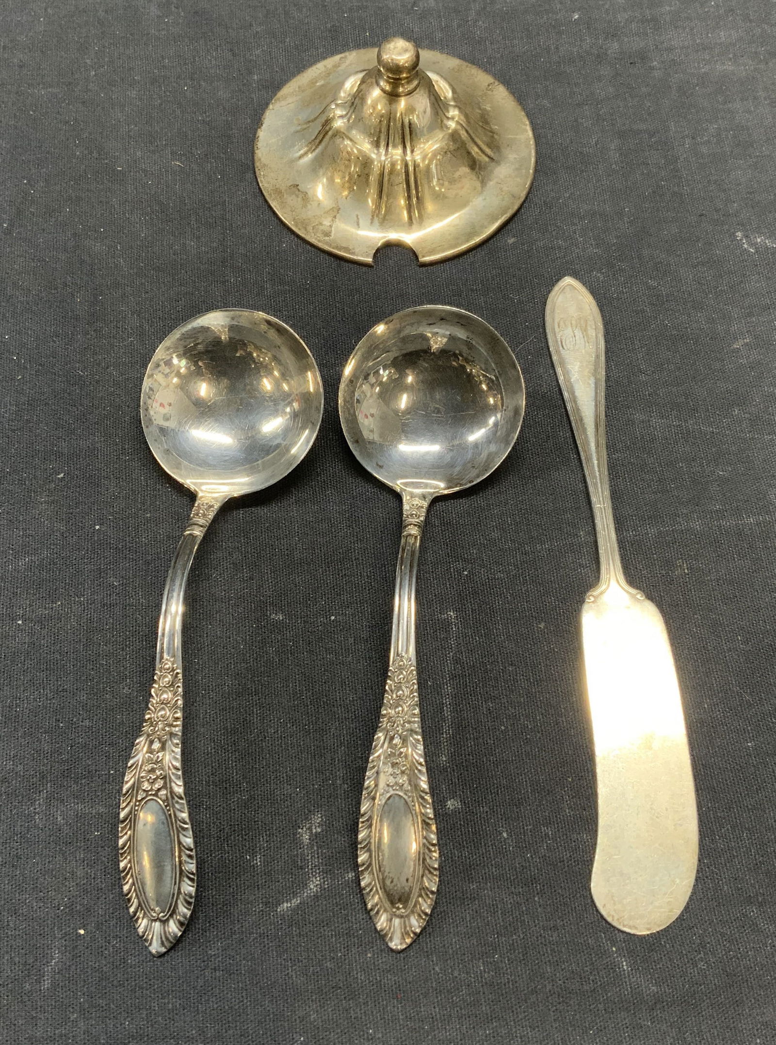 Lot 4 Antq J E Caldwell Sterling Silver Knife + (1 of 9)