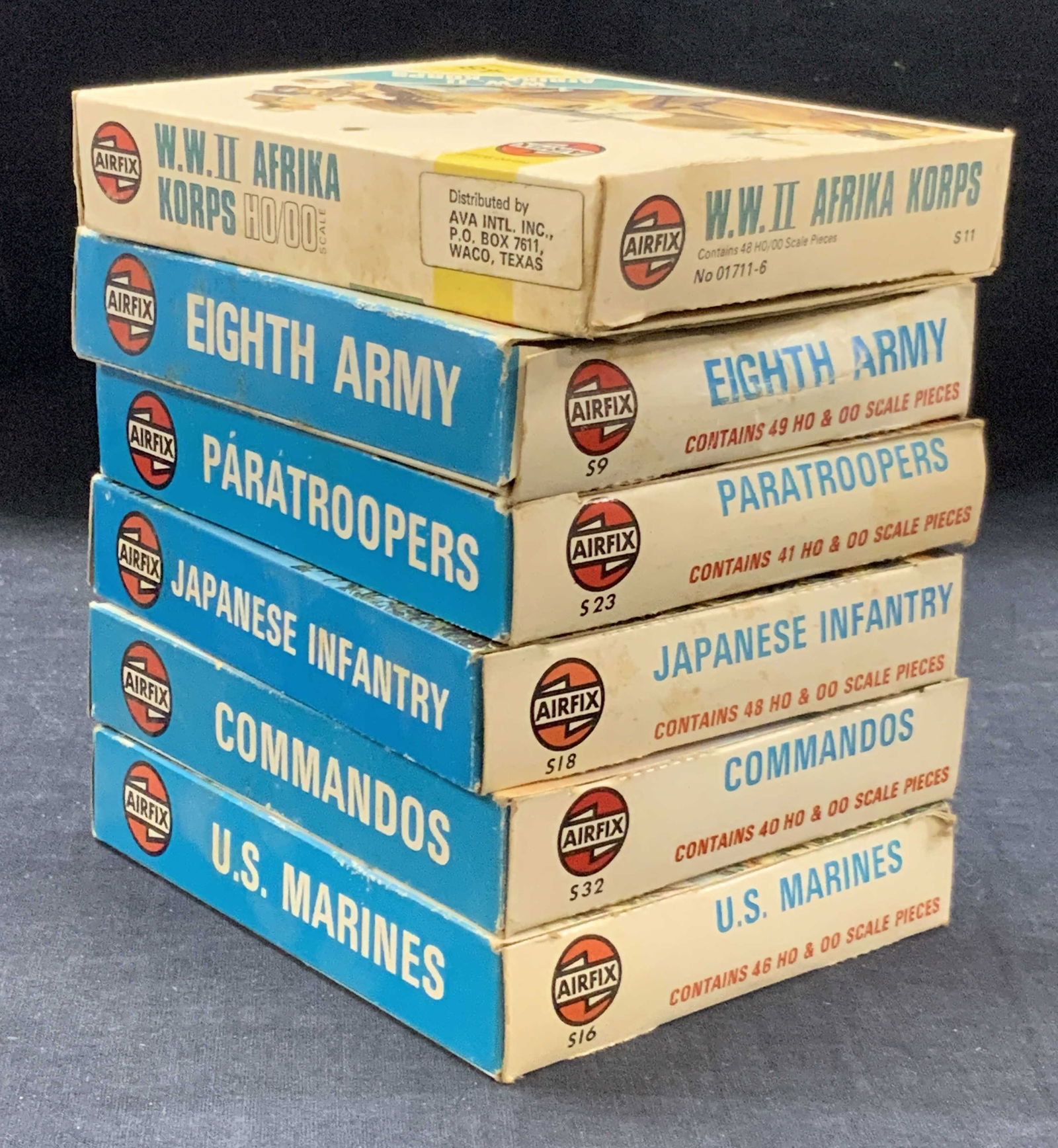Lot 6 Airfix 1970s Army Figurines Org. Boxes (1 of 8)