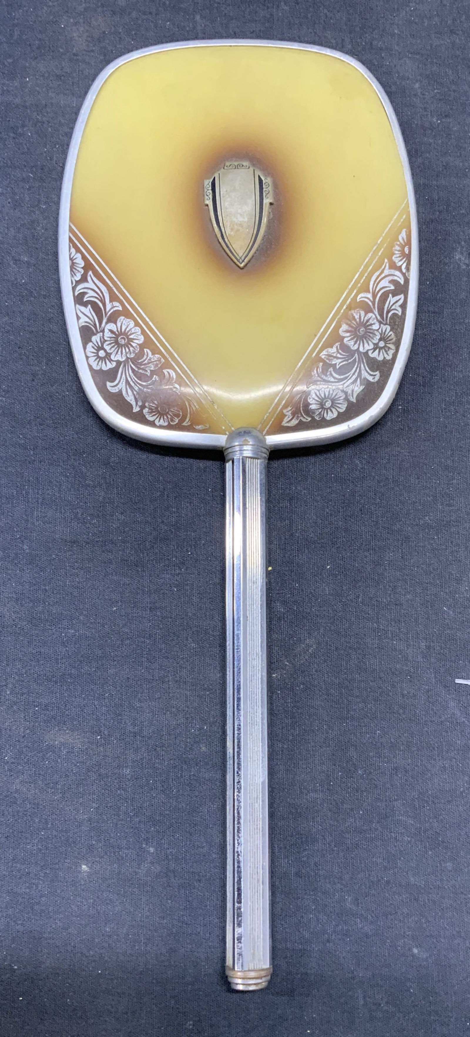 Vintage Art Deco Style Hand Mirror (1 of 6)