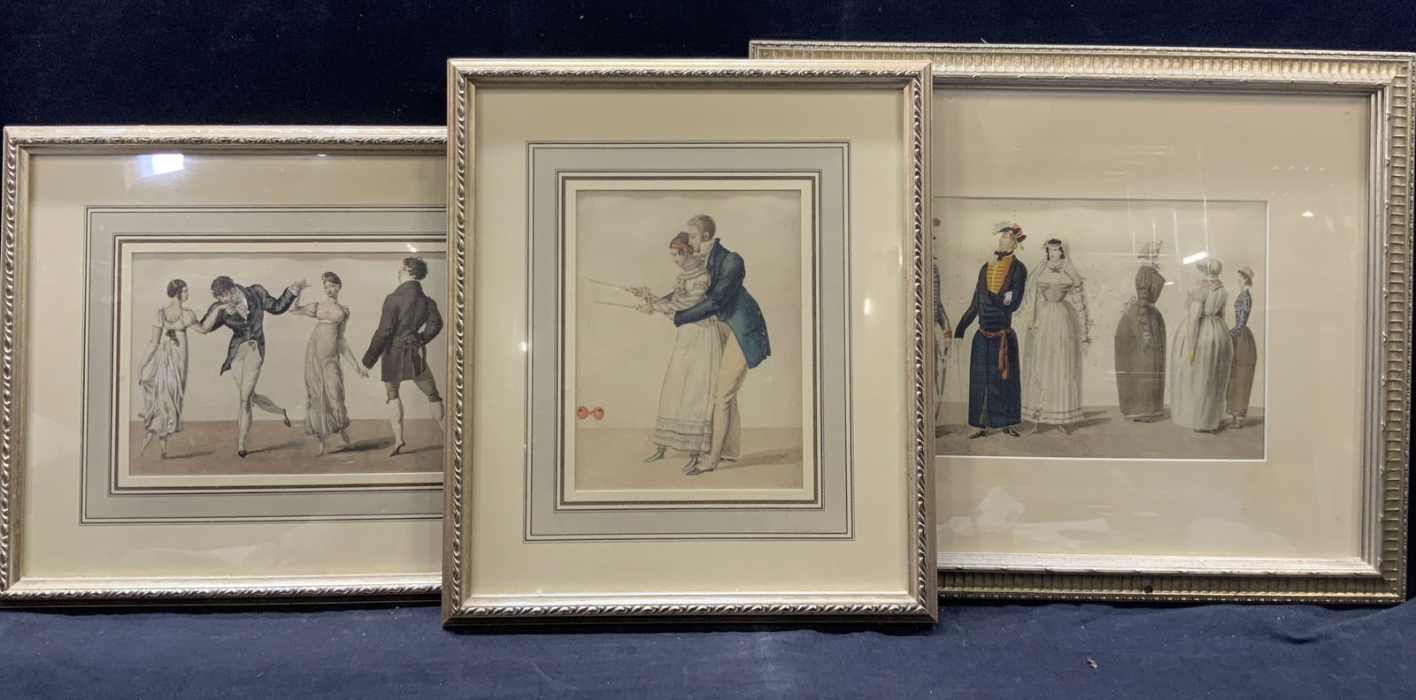 Lot 3 Pierre Full Colored French Figural Lithos (1 of 10)