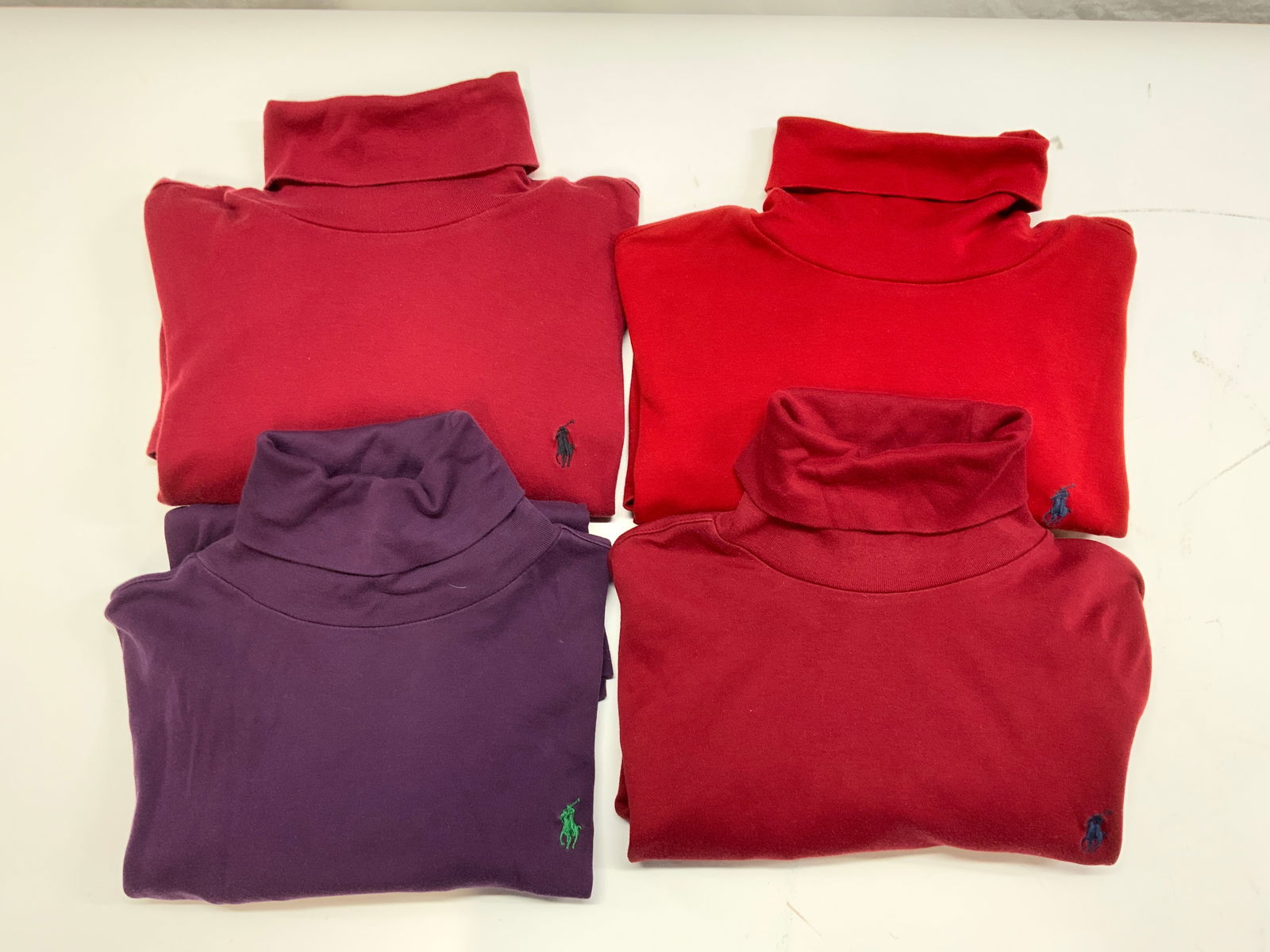 4 Ralph Lauren Cotton Turtleneck Shirts (1 of 9)
