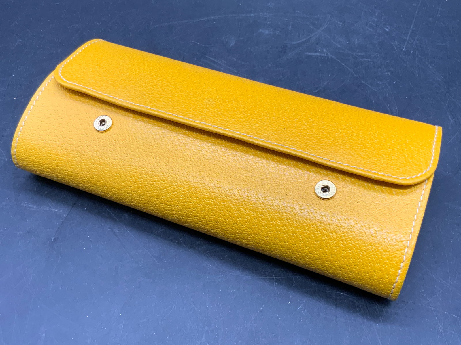 FIOCCHI Vintage Italian Yellow Leather Wallet (1 of 8)