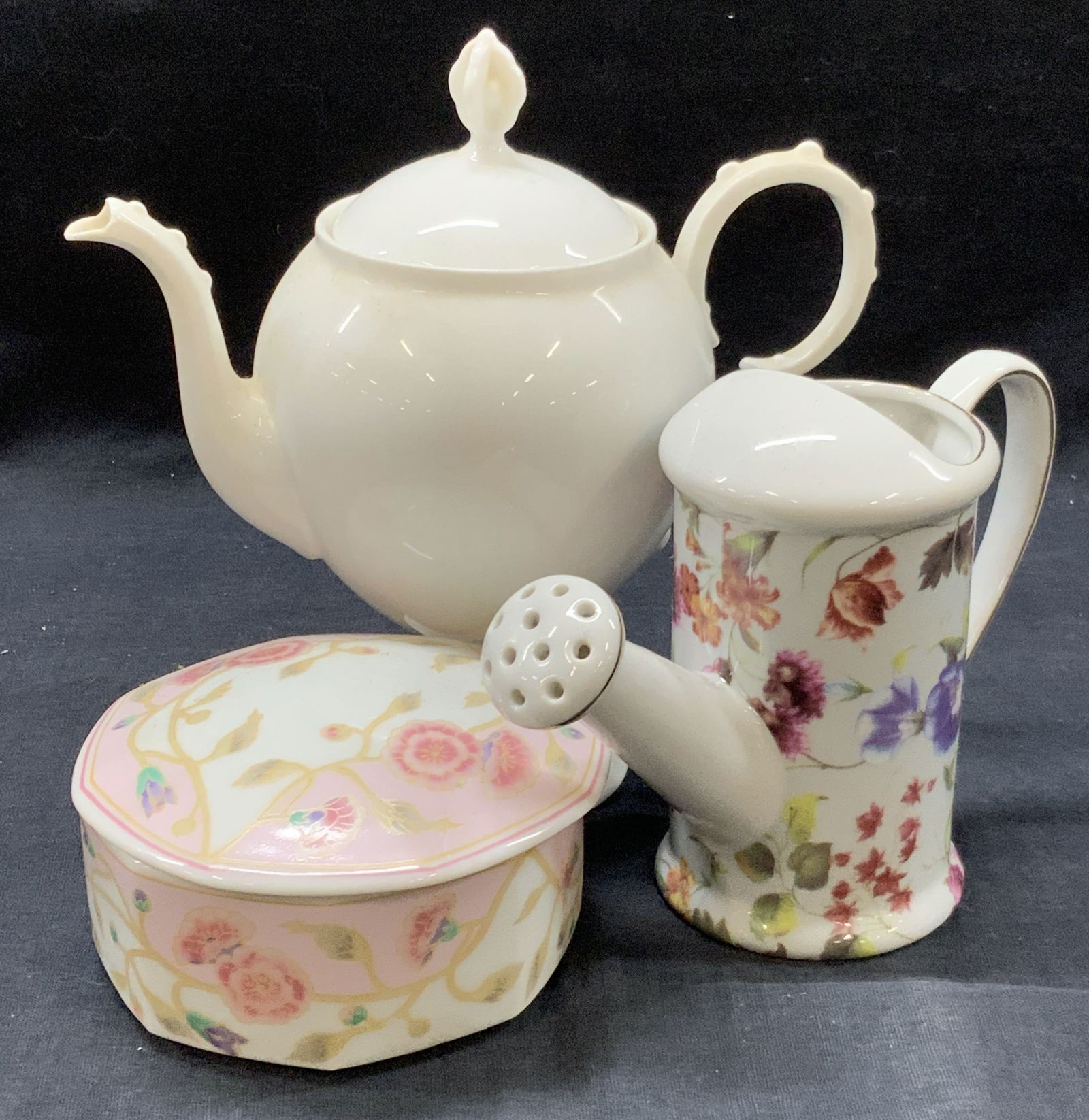 Lot 3 Hand Painted Limoges Porcelain Accessories (1 of 13)