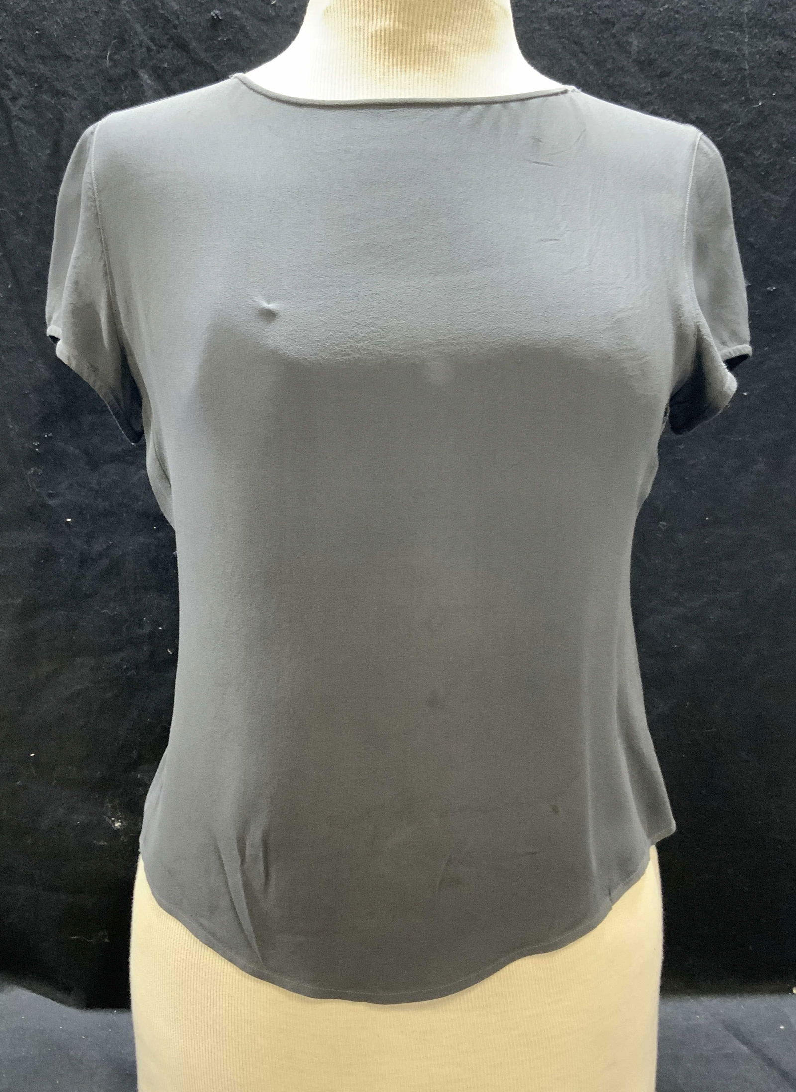 Giorgio Armani Gray Short Sleeve Top (1 of 6)