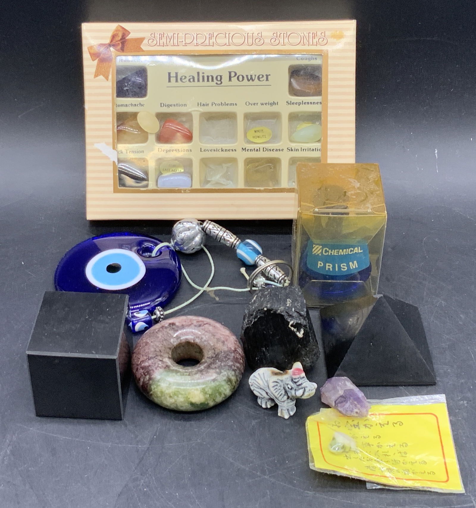 Grp Lot Natural Stones, Figurals, & Collectibles (1 of 10)