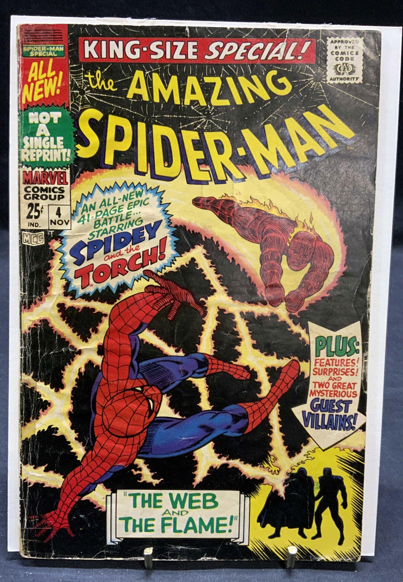 Marvel Comics Amazing Spider Man #4, 1967 (1 of 6)