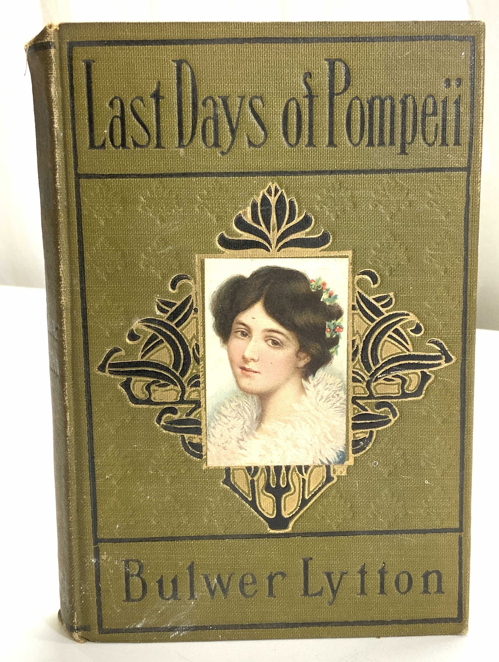 Last Days of Pompeii Antique Book,1830s: The Last Days of Pompeii is a novel written by Edward Bulwer-Lytton in 1834. The novel was inspired by the painting The Last Day of Pompeii by the Russian painter Karl Briullov, which Bulwer-Lytton ha