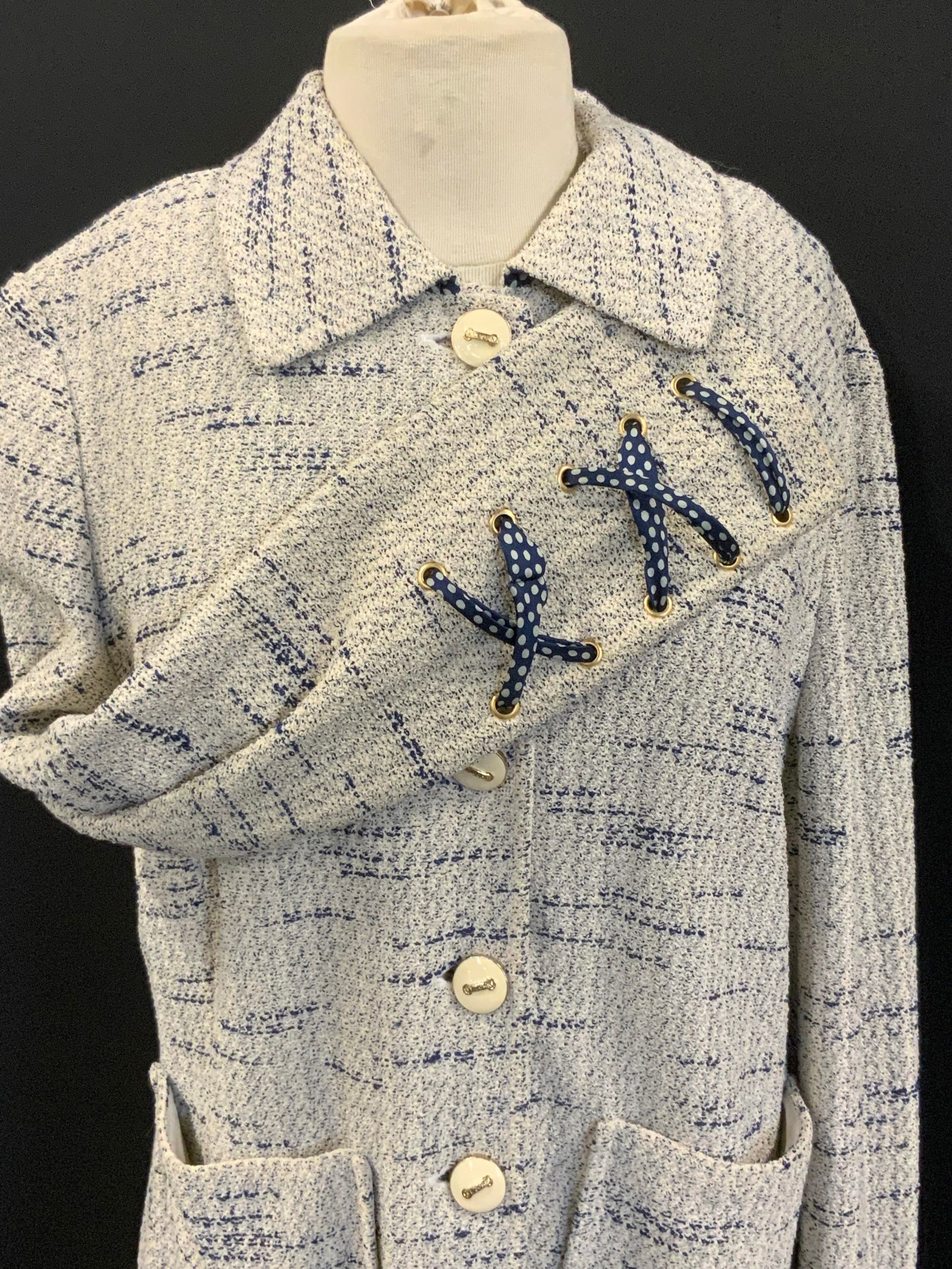 St. John Long Knit Fall Cocktail, Jacket (1 of 10)