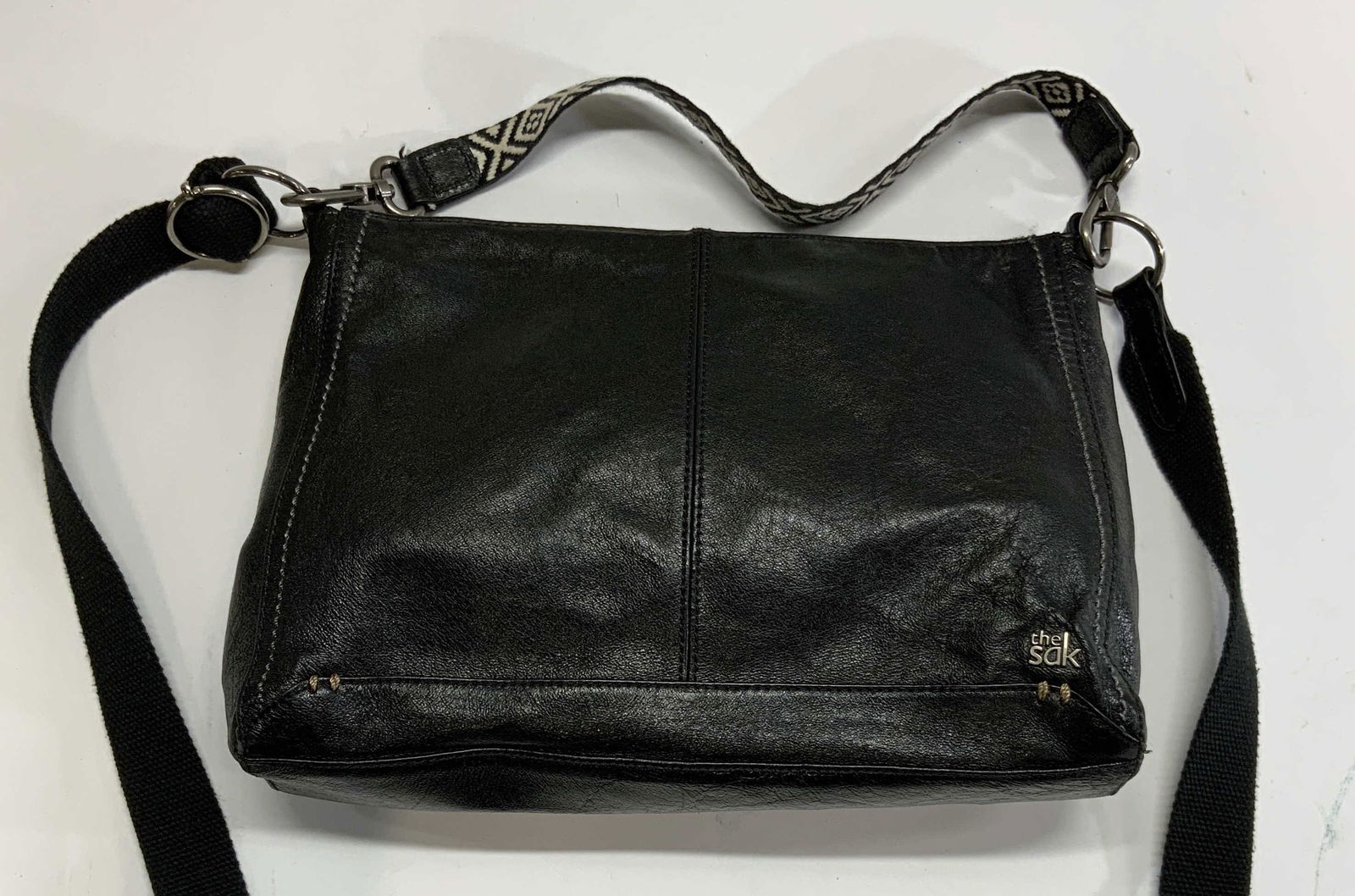 The Sak Black Leather Handbag (1 of 8)