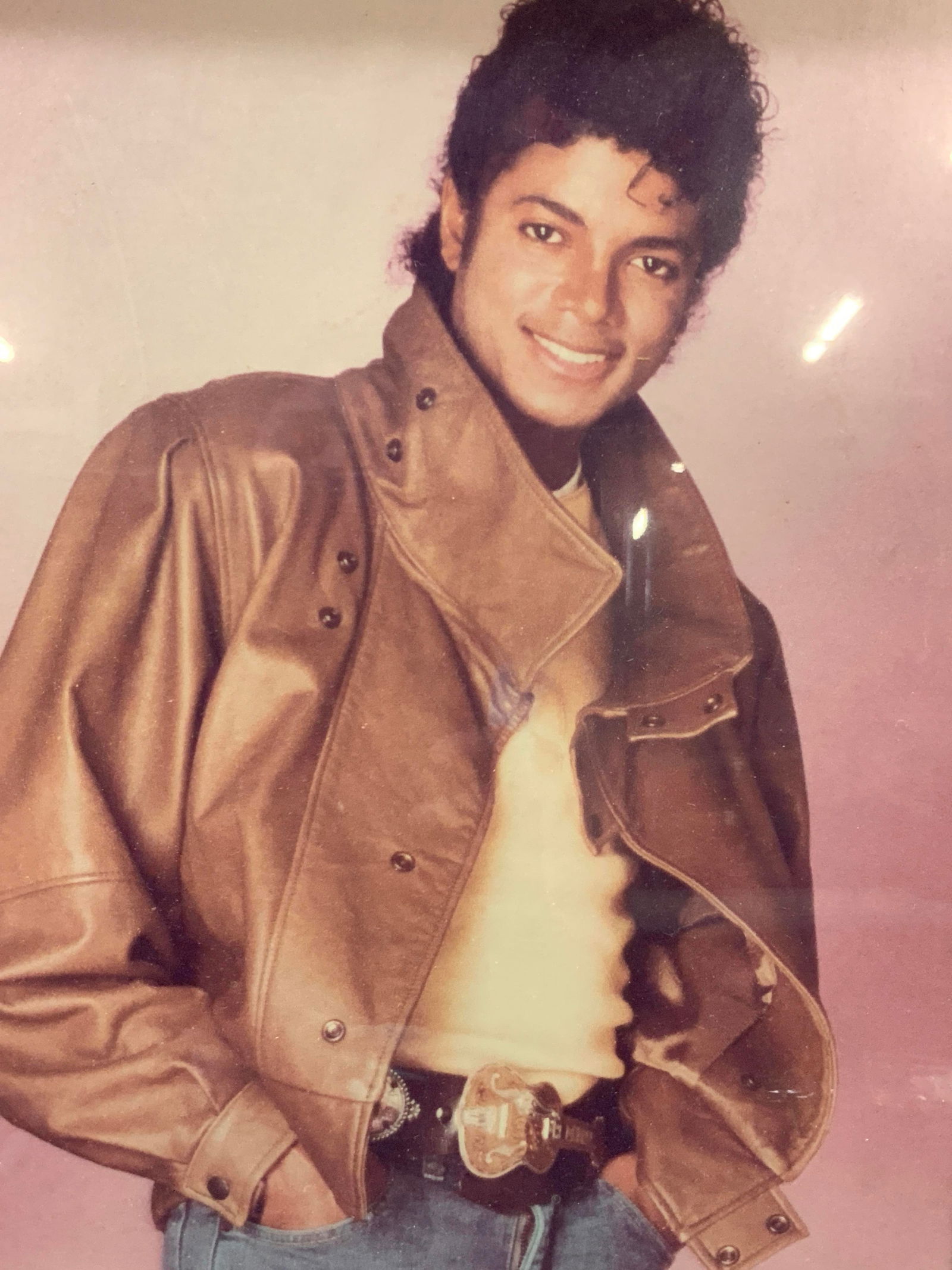 Vtg Michael Jackson Head Shot Photograph (1 of 6)