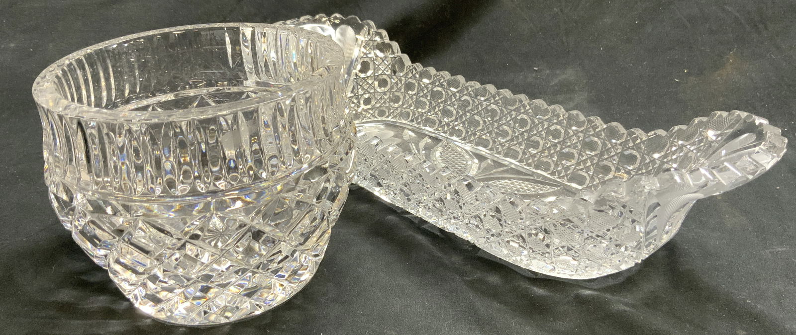 Lot 2 Assorted Cut Crystal Vessels (1 of 7)