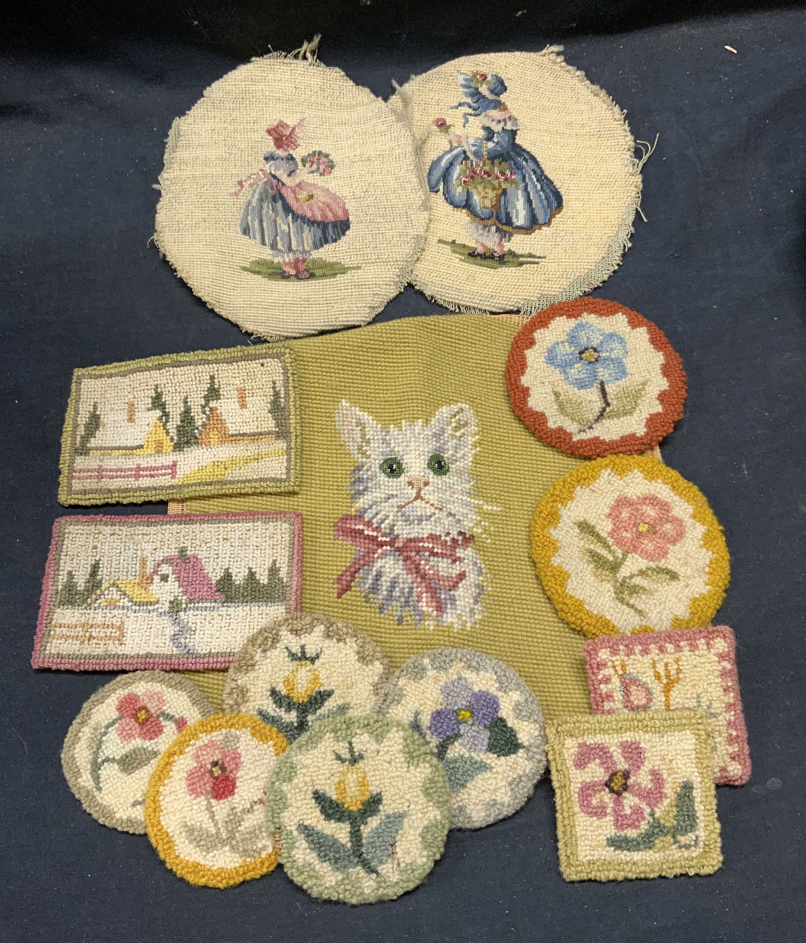 Lot 14 Bute Arran Needlepoint Patches, More (1 of 7)
