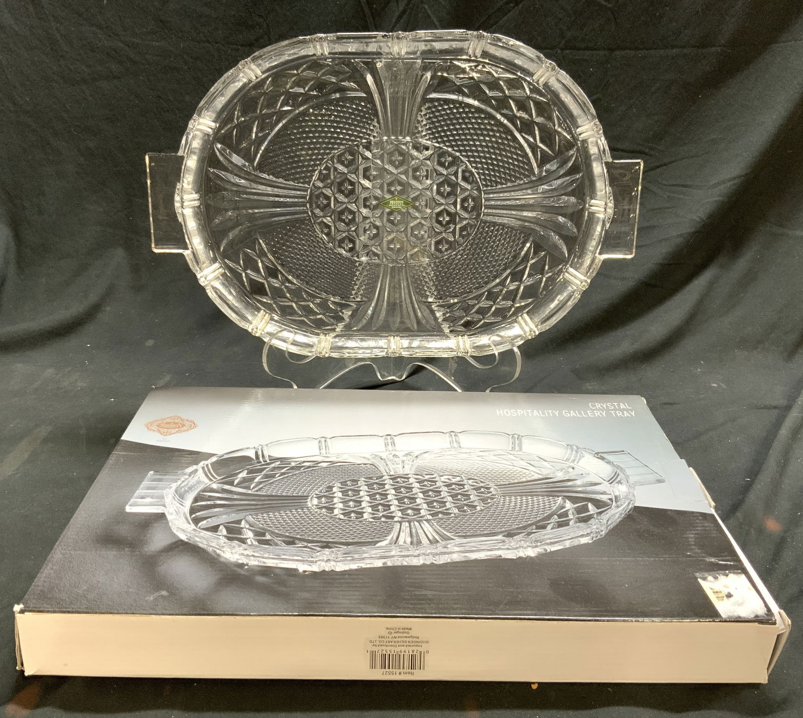 SHANNON Crystal Hospitality Gallery Tray W Box (1 of 8)